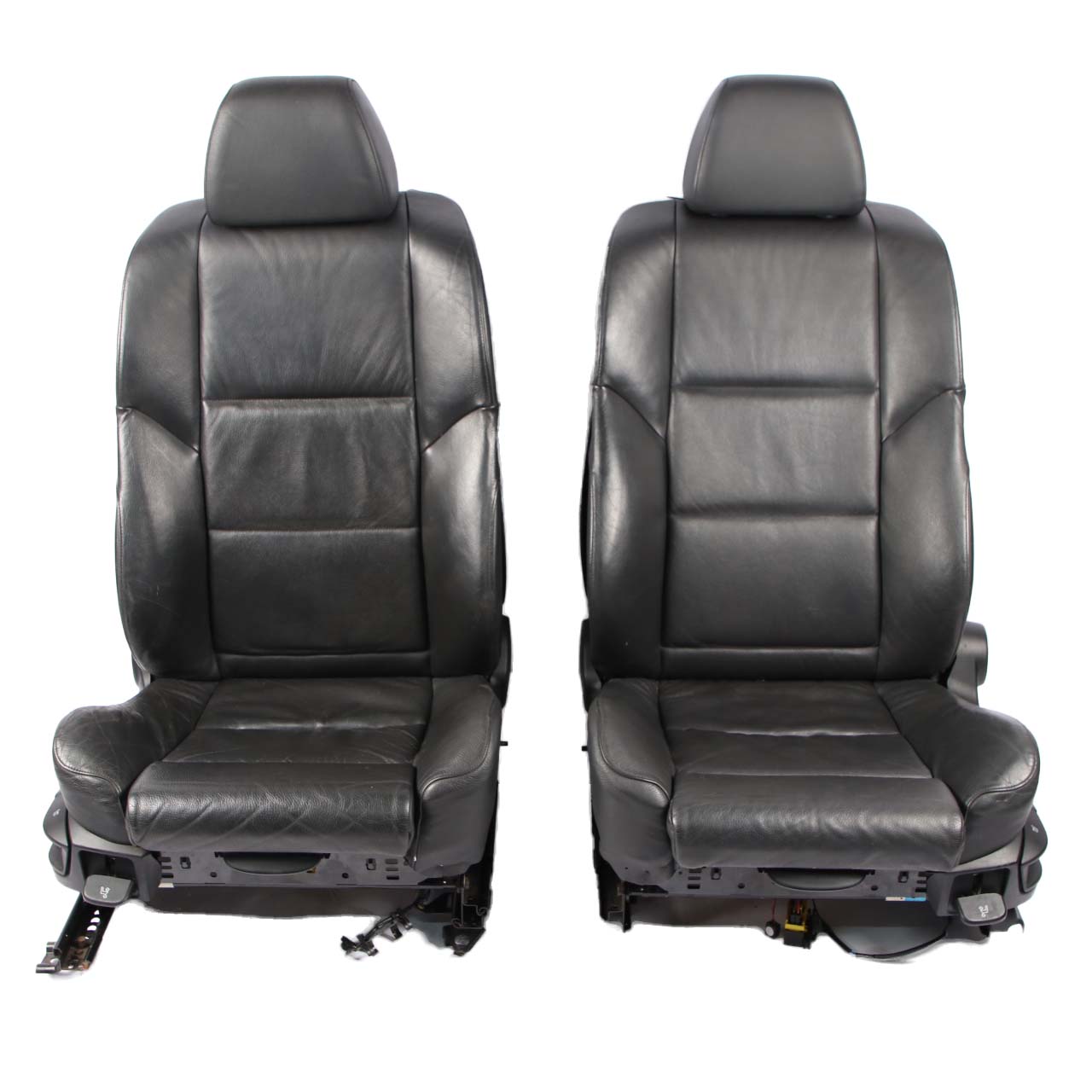 BMW 5 Series E60 Seats Sport Black Leather Interior Front Rear Seat Door Cards