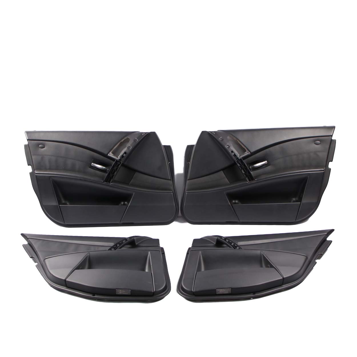 BMW 5 Series E60 Seats Sport Black Leather Interior Front Rear Seat Door Cards