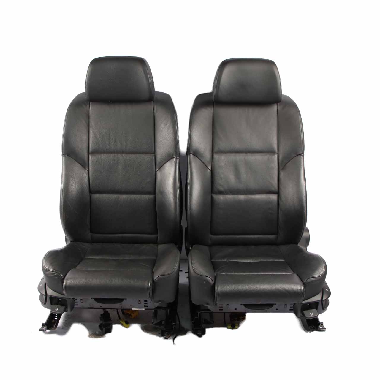 Leather Seats BMW E60 E61 LCI Sport Heated Black Dakota Interior Front Seat 