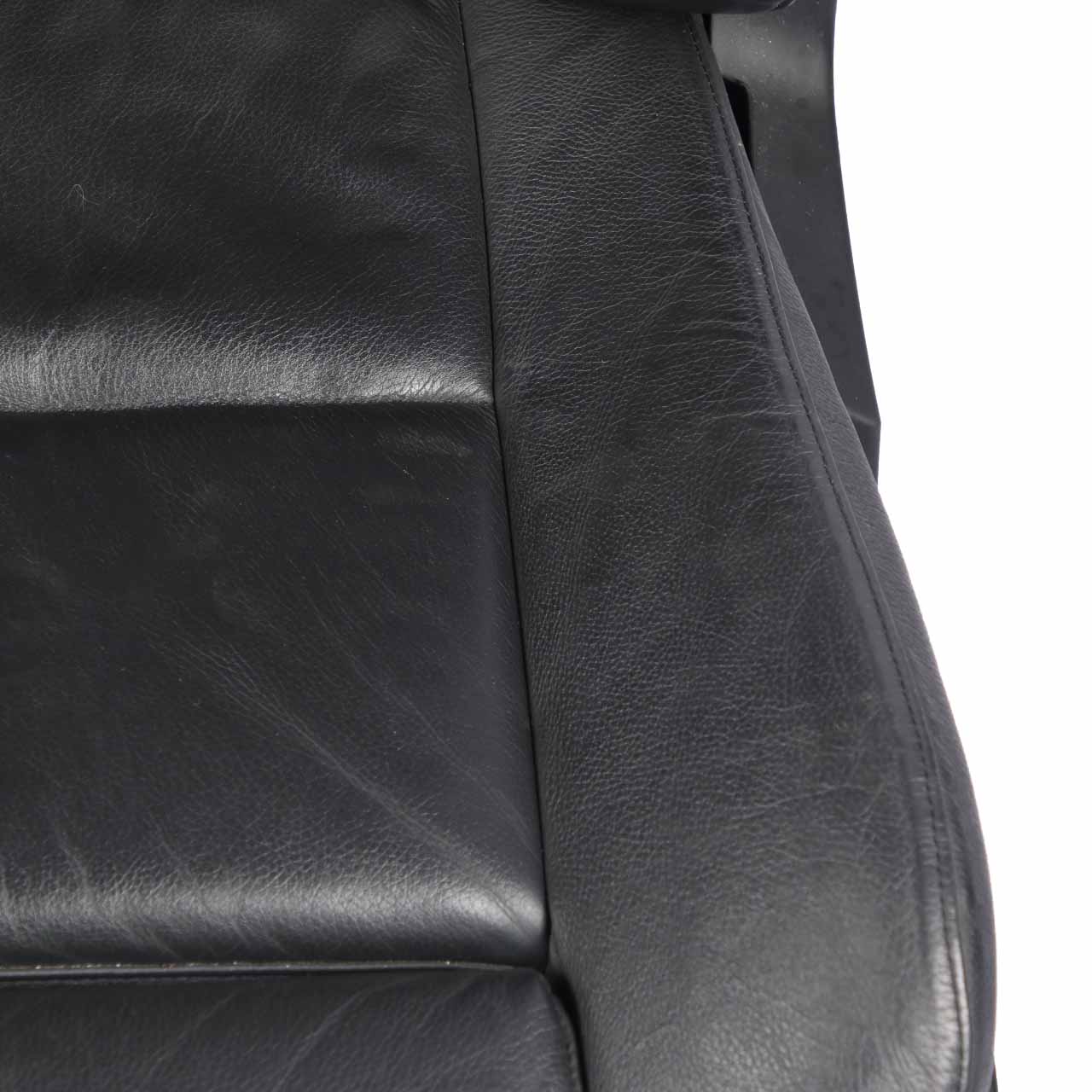 Leather Seats BMW E60 E61 LCI Sport Heated Black Dakota Interior Front Seat 