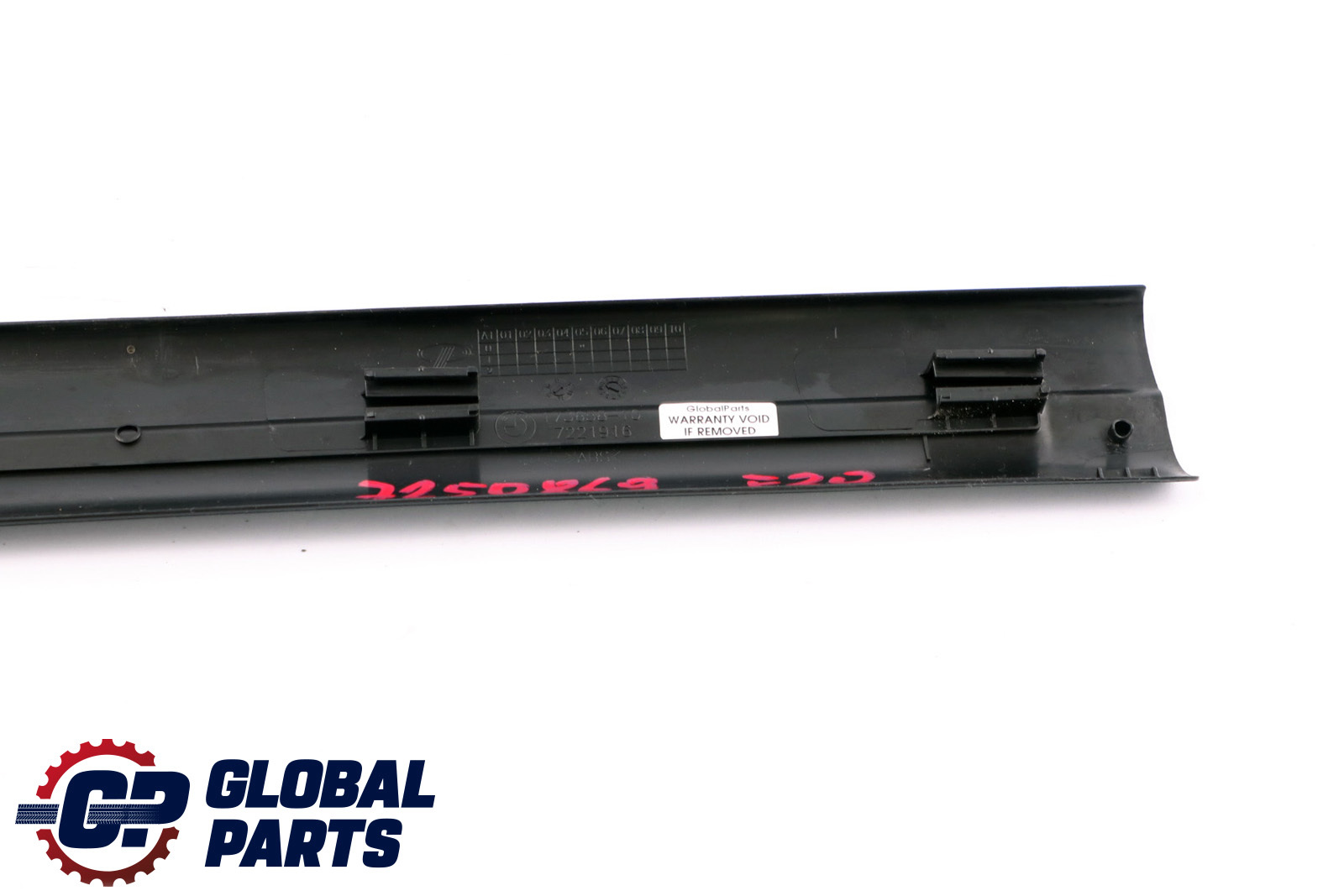 BMW 1 Series F20 F20 LCI Cover Strip Entrance Inner Front Left Right N/O/S Black