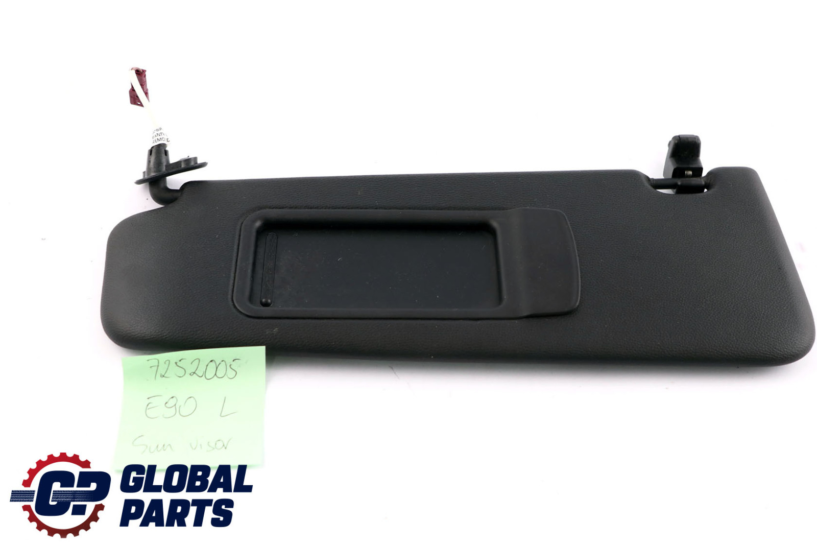 BMW E90 E91 LCI Left Sun Visor Mirror N/S Plastic Schwarz Black