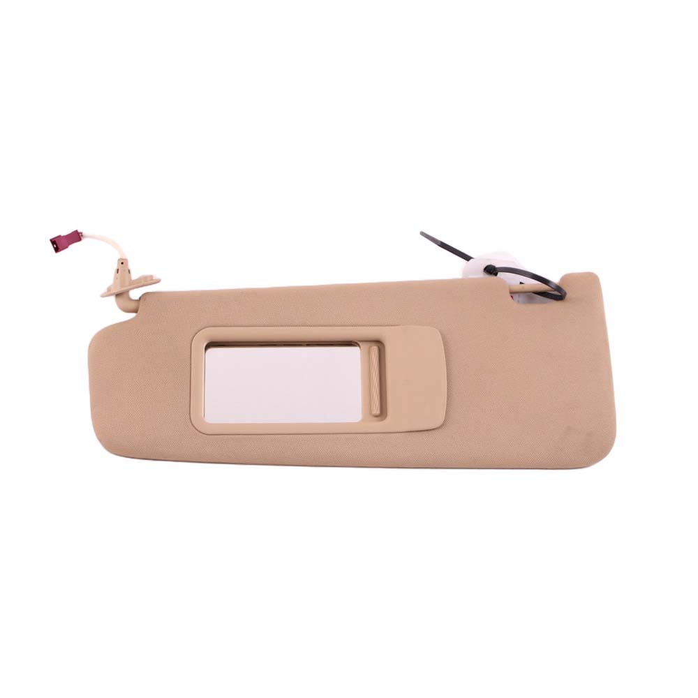 BMW X1 E84 E90 E90N E91 E91N LCI Sun Visor With Mirrror Left Beige N/S