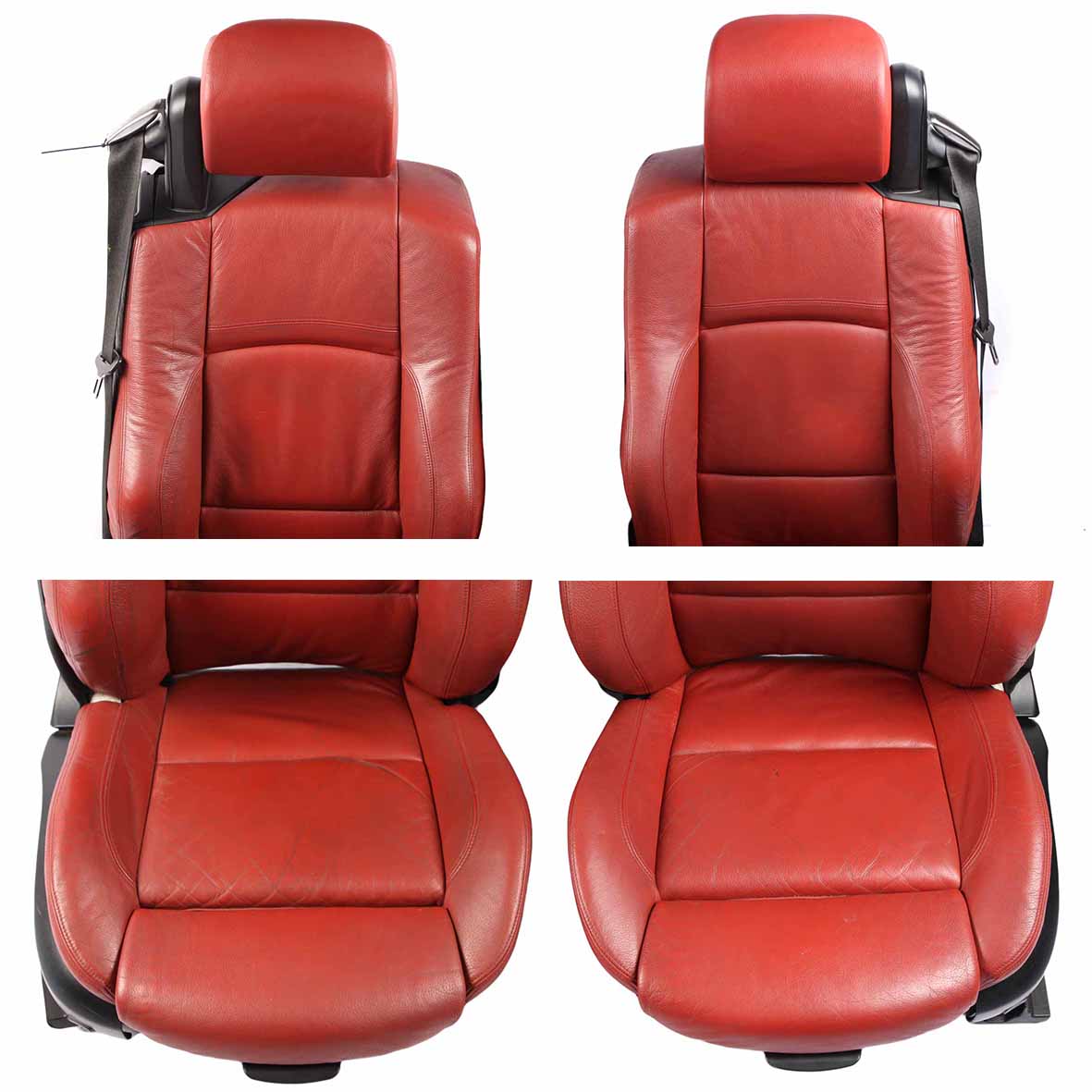 Seats BMW E93 M Sport Heated Memory Red Leather Interior Seat Front Left Right