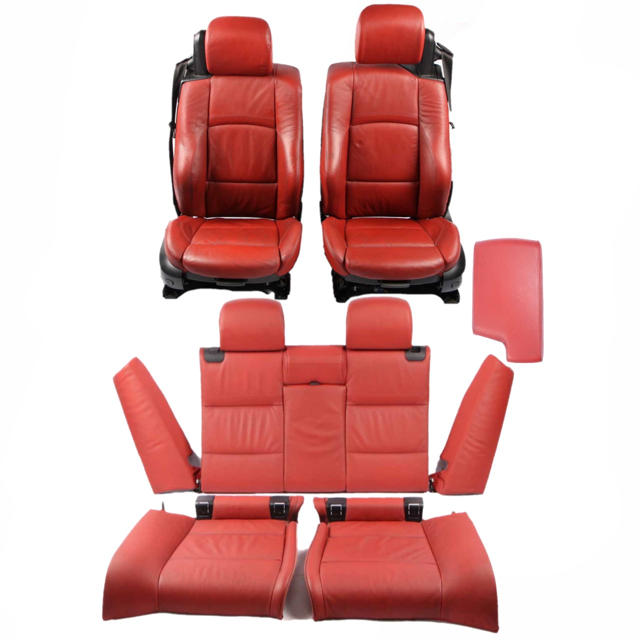 Seats BMW E93 M Sport Heated Memory Red Leather Interior Seat Left Right