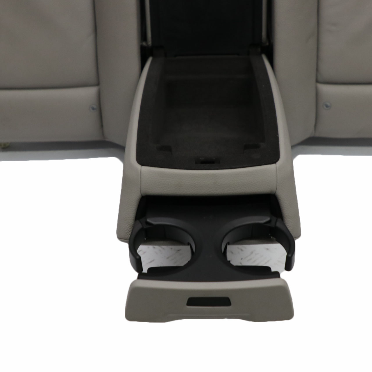 BMW F01 Rear Seat Backrest Bench Covering Back Rest Leather Everest Grey