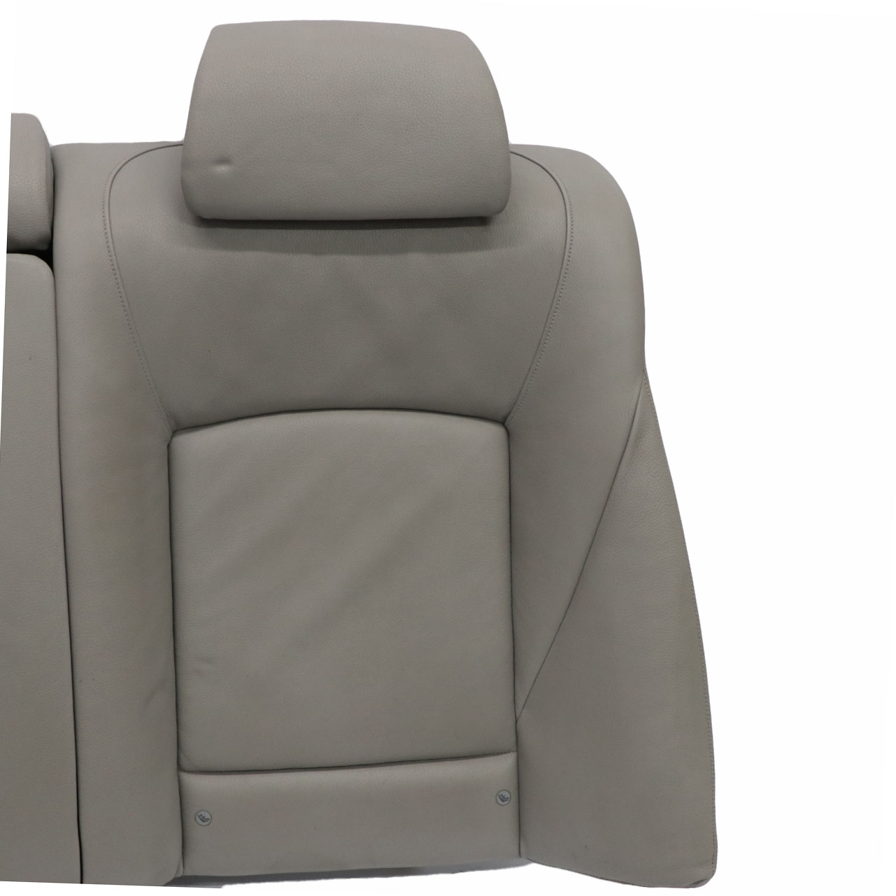 BMW F01 Rear Seat Backrest Bench Covering Back Rest Leather Everest Grey