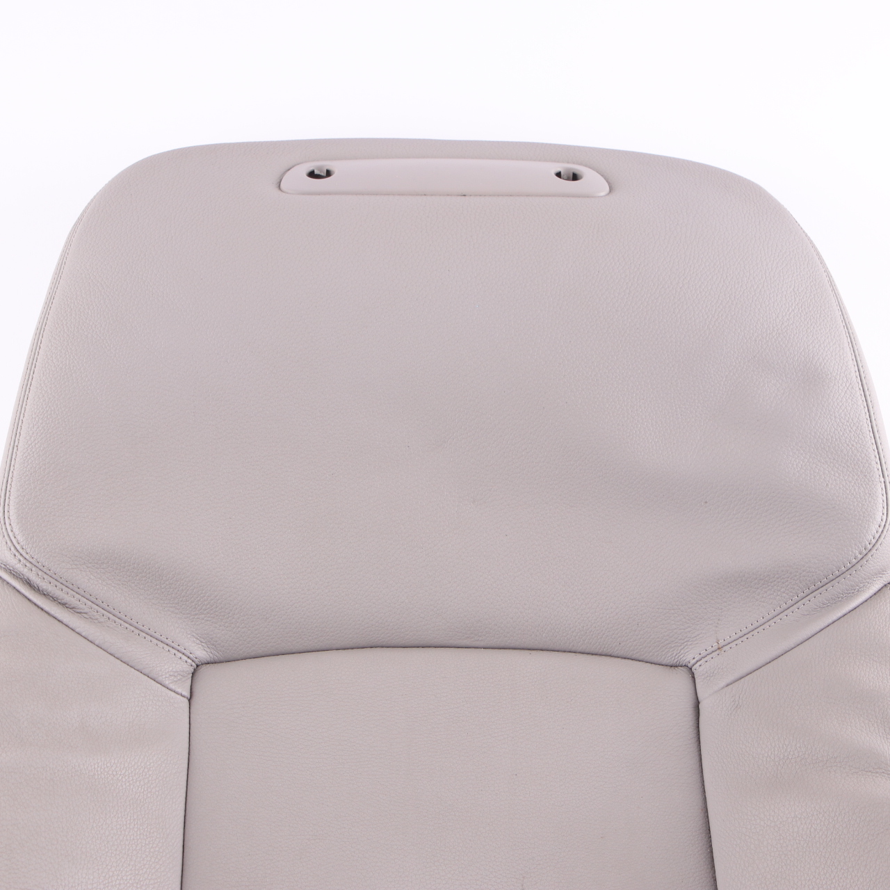 BMW F01 Seat Backrest Cover Front Left Comfort N/S Heated Padding Leather Grey