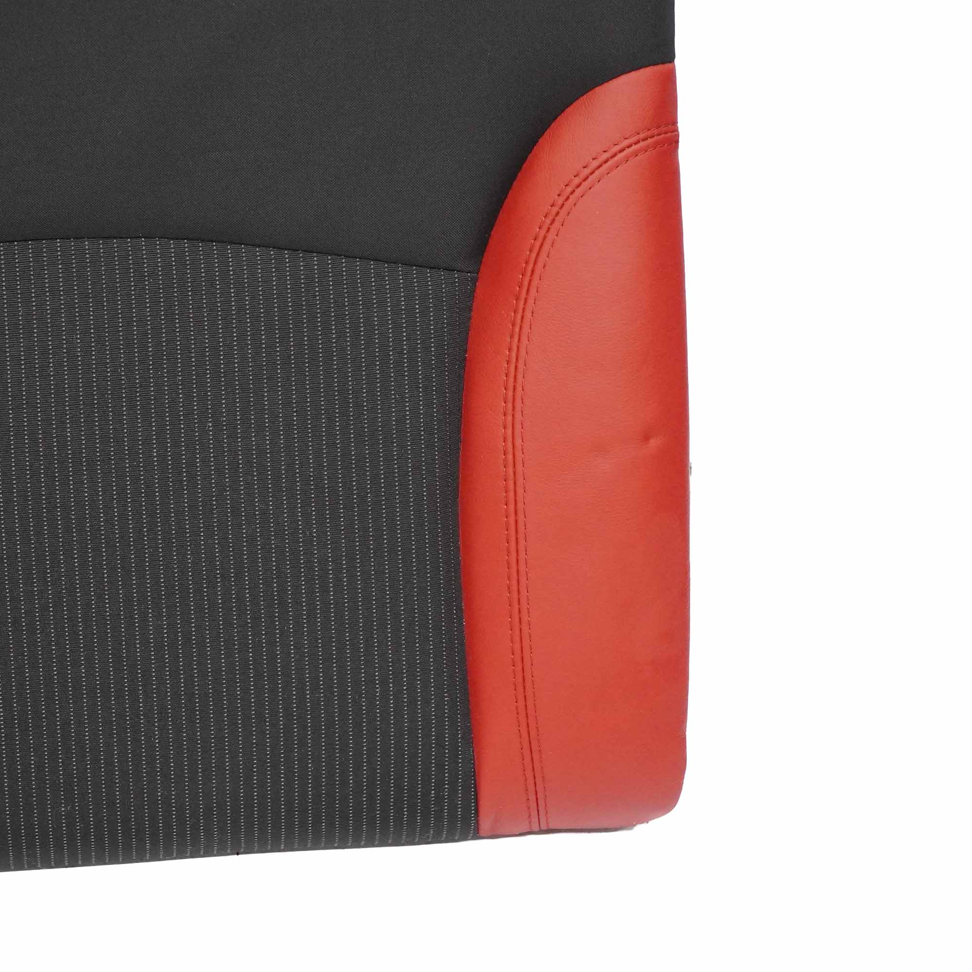 Mini Cabrio R57 Seat Backrest Rear Right O/S Cloth Leather Ray Rooster Red