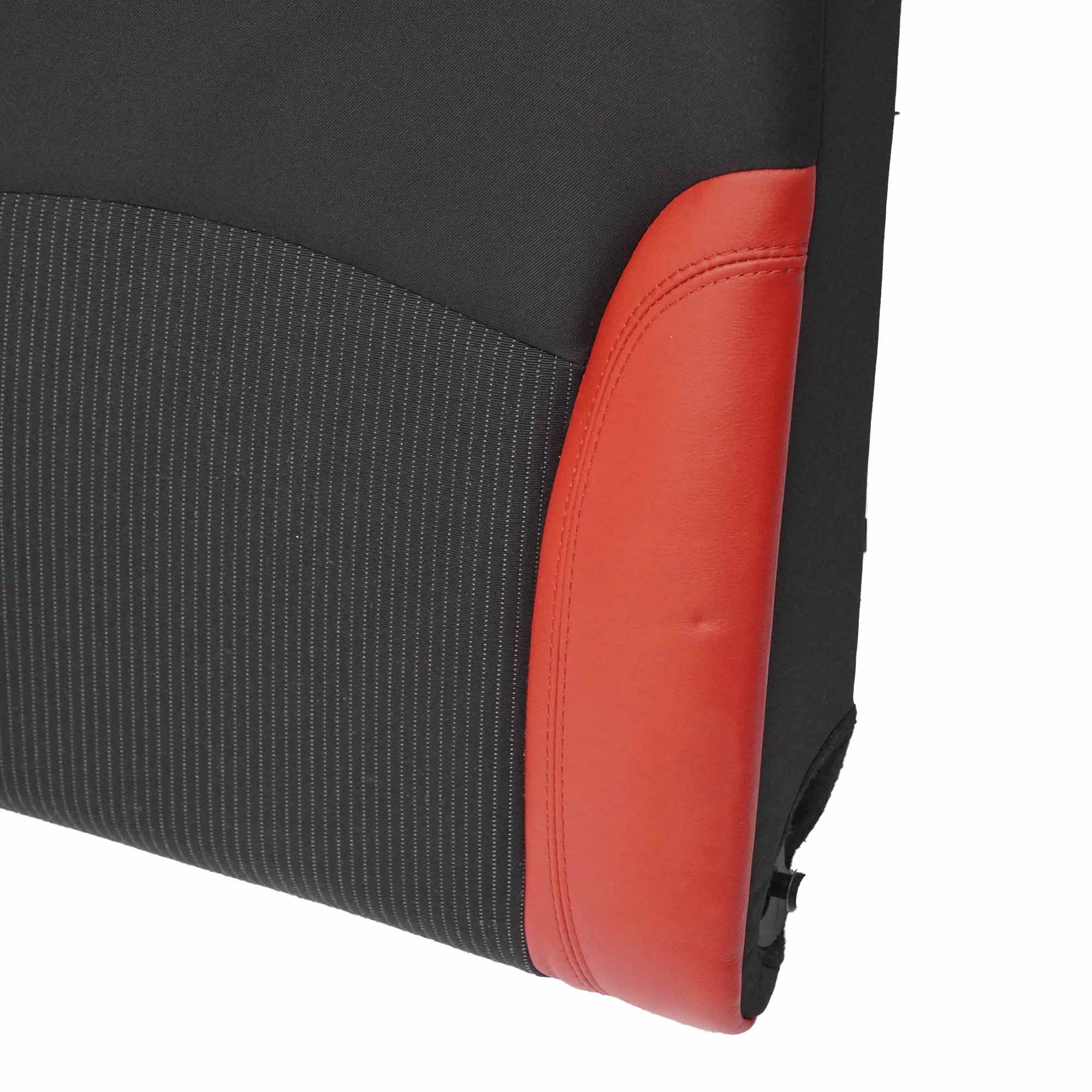 Mini Cabrio R57 Seat Backrest Rear Right O/S Cloth Leather Ray Rooster Red