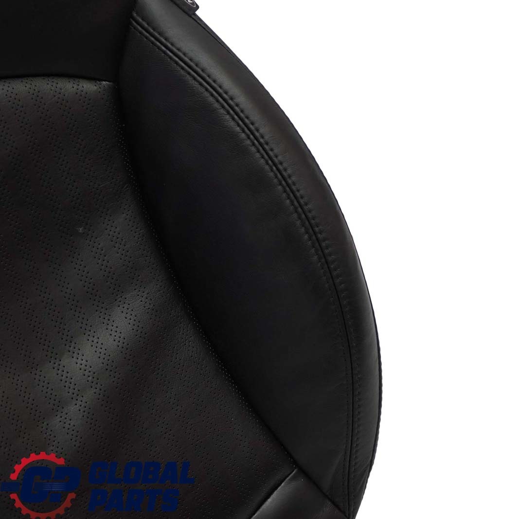 BMW Mini R55 R56 Front Left N/S Heated Sport Seat Backrest Leather Punch Black