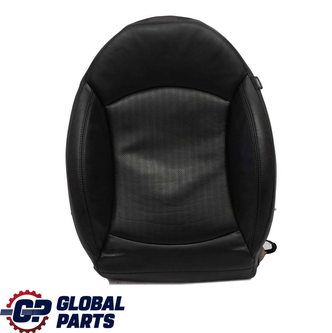 BMW Mini R55 R56 Front Left N/S Heated Sport Seat Backrest Leather Punch Black