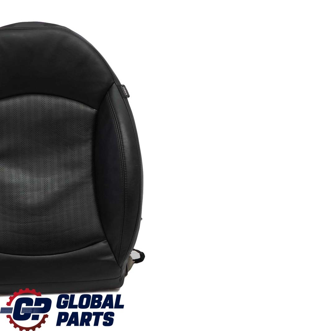 BMW Mini R55 R56 Front Left N/S Heated Sport Seat Backrest Leather Punch Black