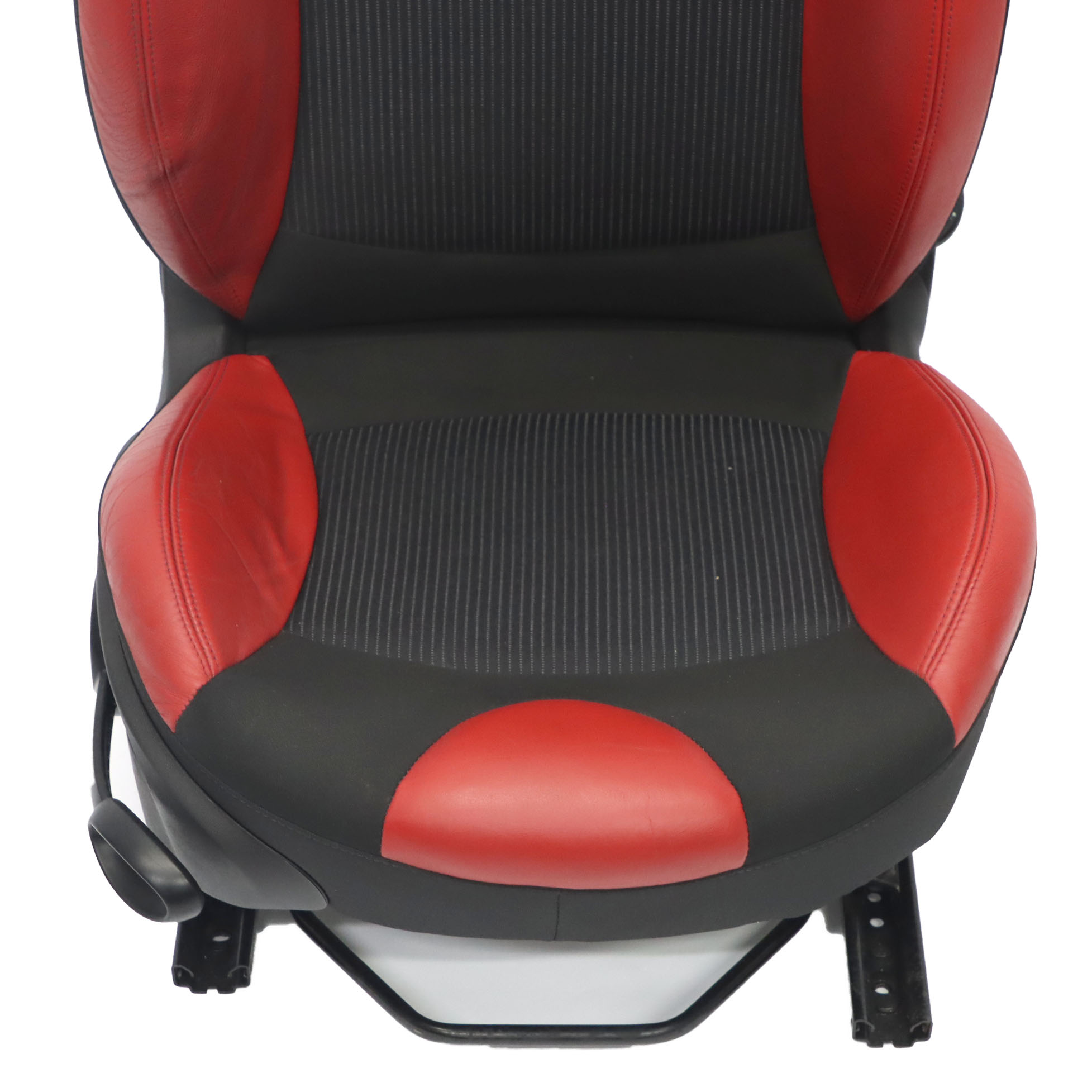 Front Seat Mini R55 R56 LCI Sport Cloth Fabric Red Leather Right O/S Heated 