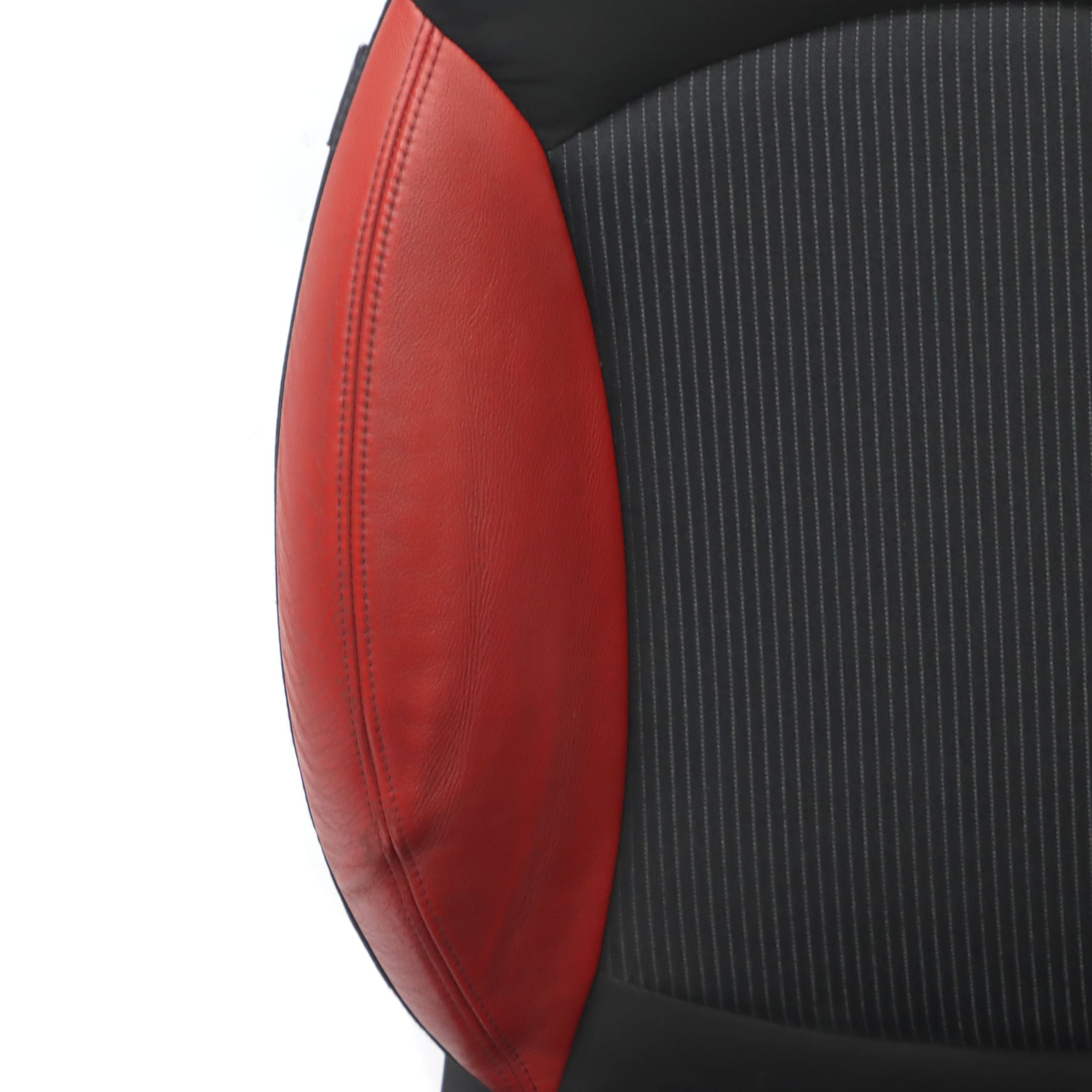 Front Seat Mini R55 R56 LCI Sport Cloth Fabric Red Leather Right O/S Heated 