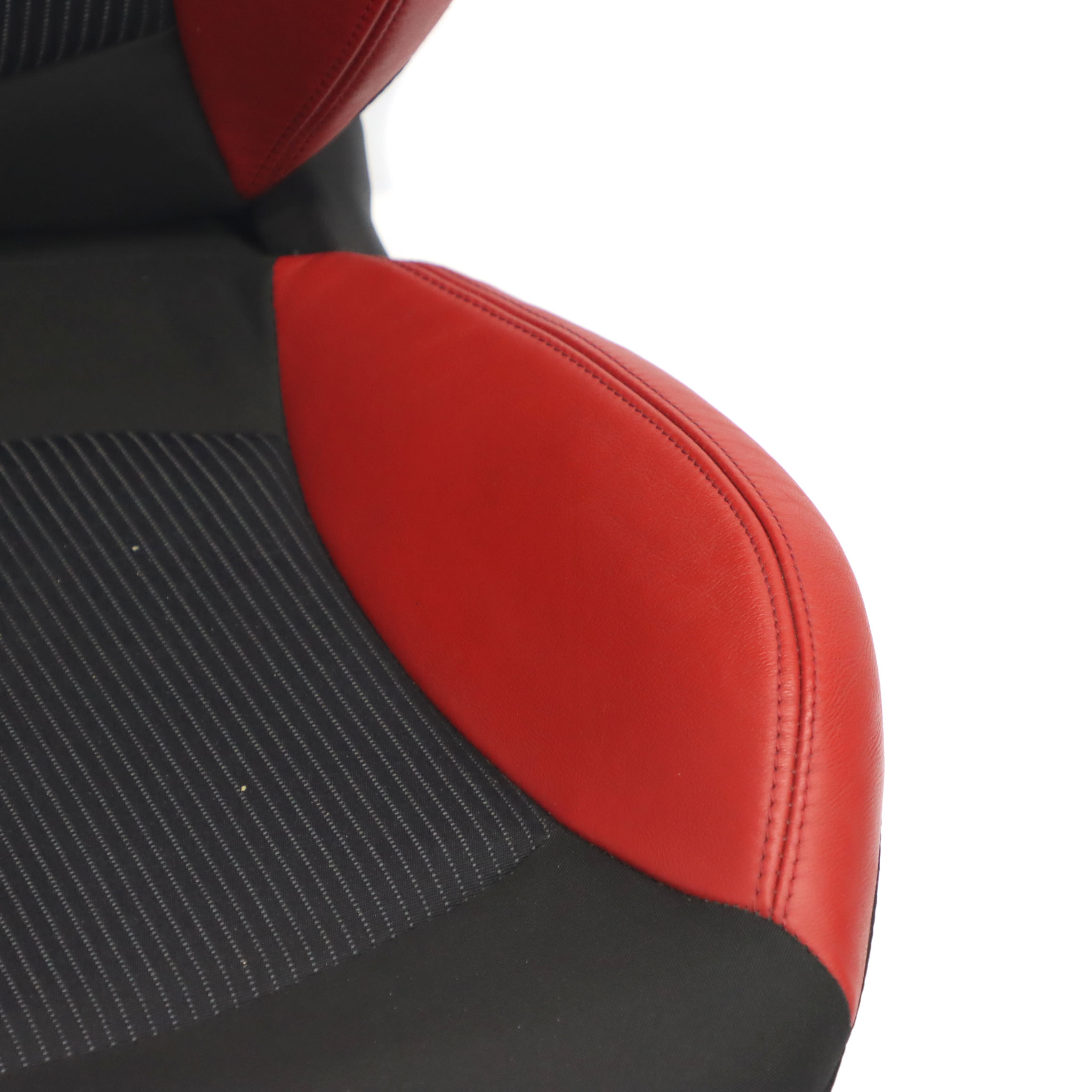 Front Seat Mini R55 R56 LCI Sport Cloth Fabric Red Leather Right O/S Heated 