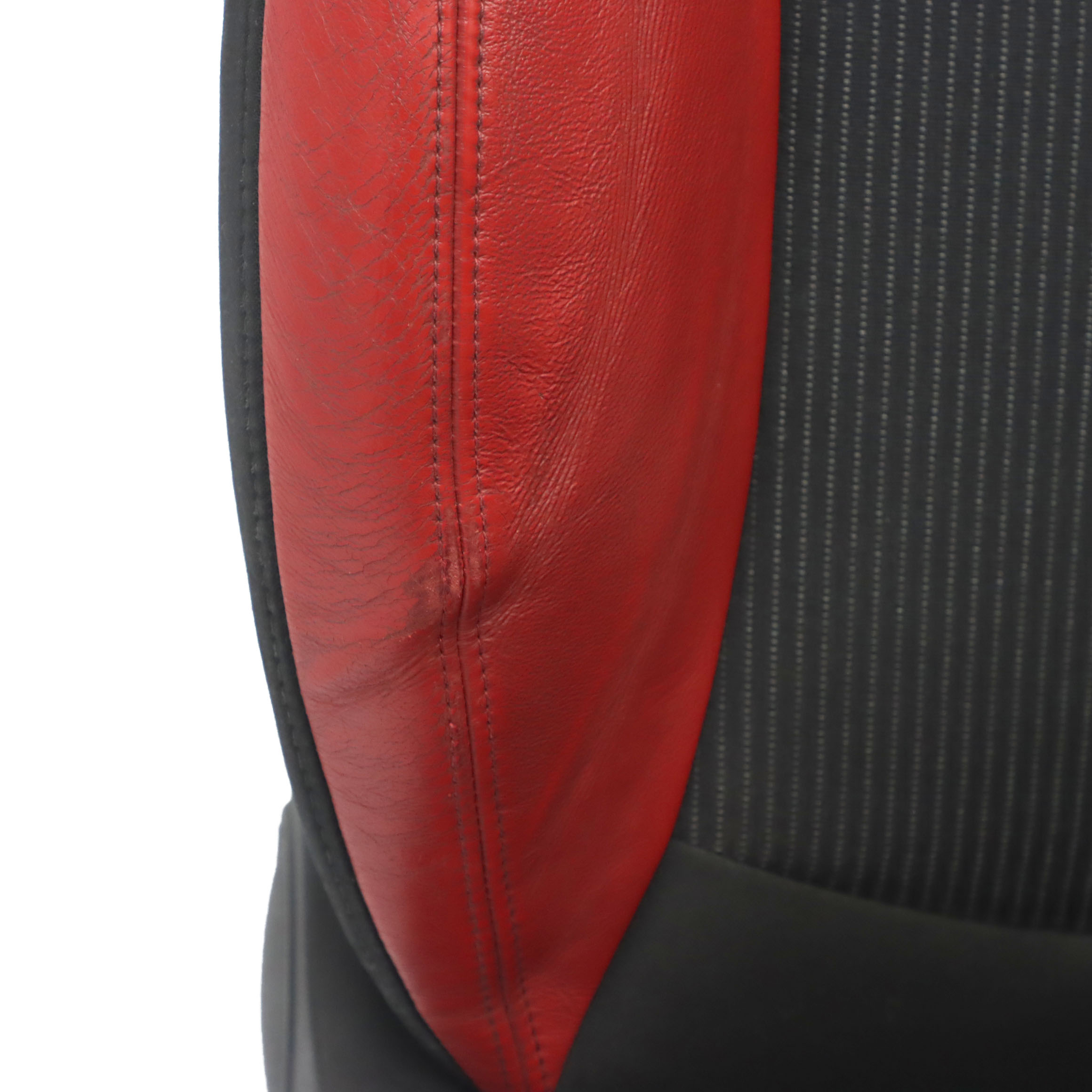 Front Seat Mini R55 R56 LCI Sport Cloth Fabric Red Leather Right O/S Heated 