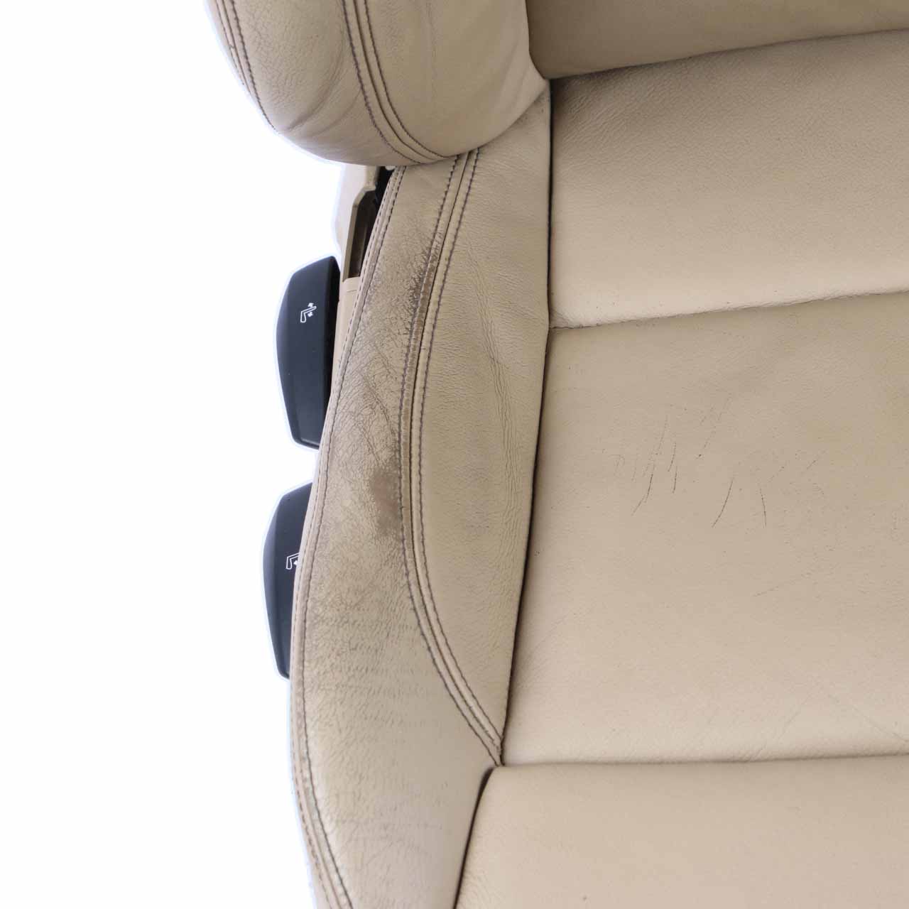 Front Seat BMW X3 F25 M Sport Heated Right O/S Interior Leather Nevada Beige