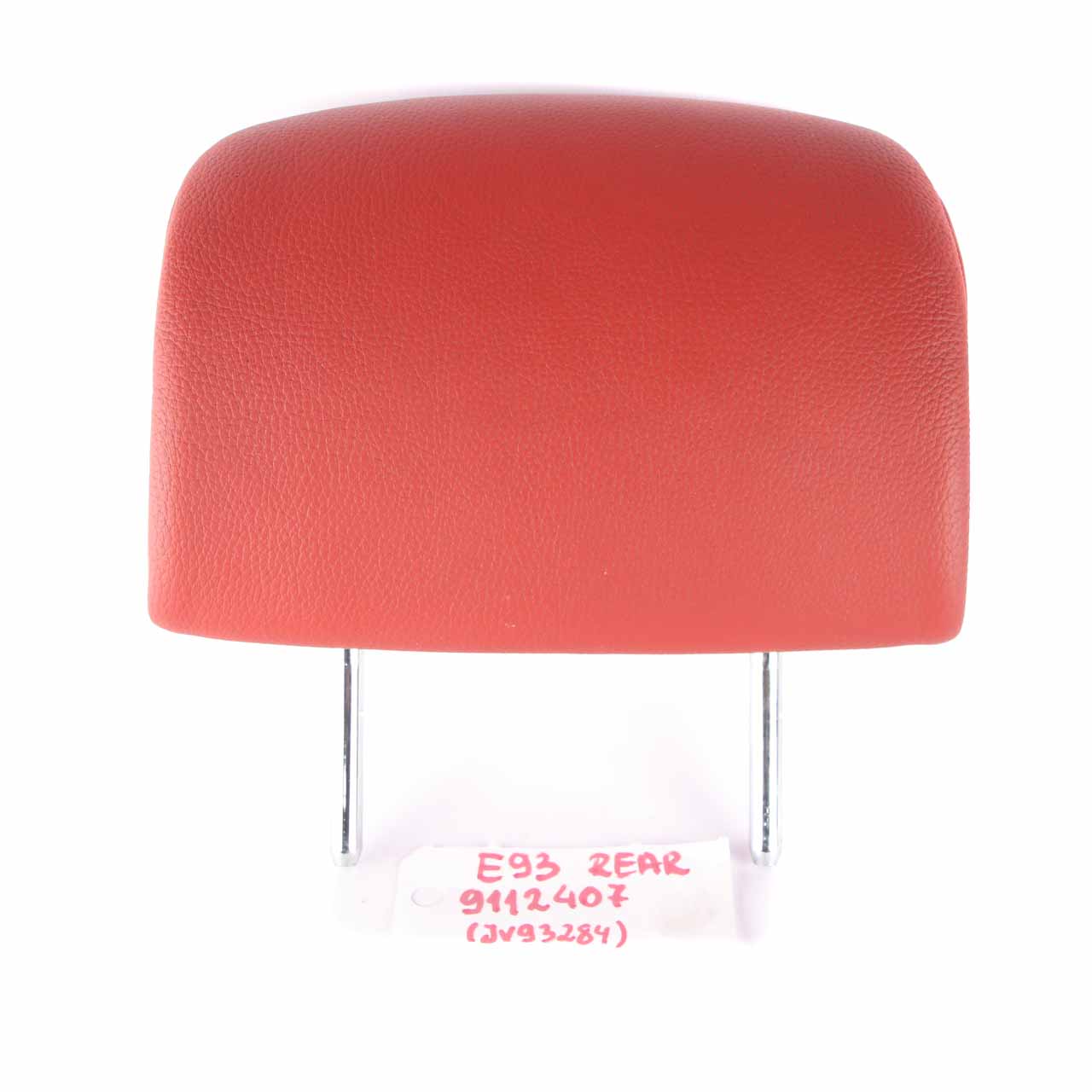 BMW E93 Seat Headrest Rear Backrest Convertible Red Leather Head Rest