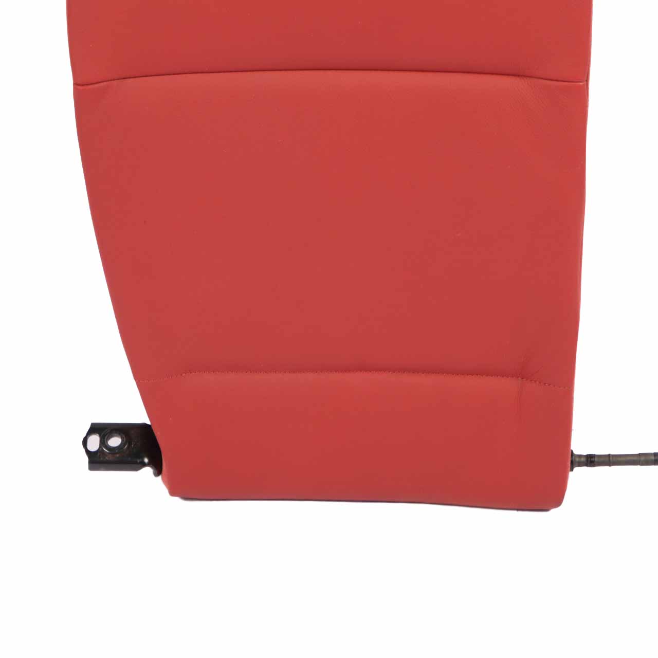 BMW E82 Seat Backrest Rear Right O/S Covering Leather Boston Coral Red