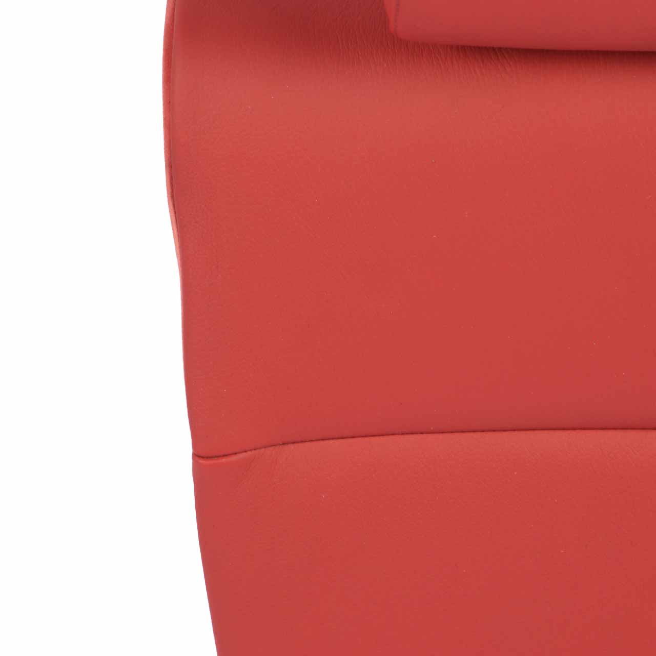 BMW E82 Seat Backrest Rear Right O/S Covering Leather Boston Coral Red