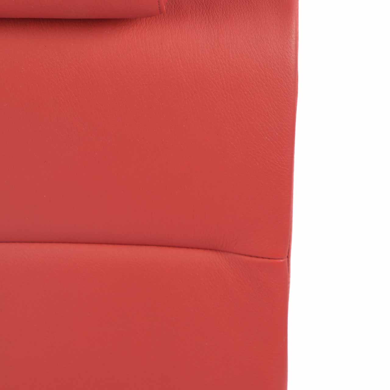 BMW E82 Seat Backrest Rear Right O/S Covering Leather Boston Coral Red