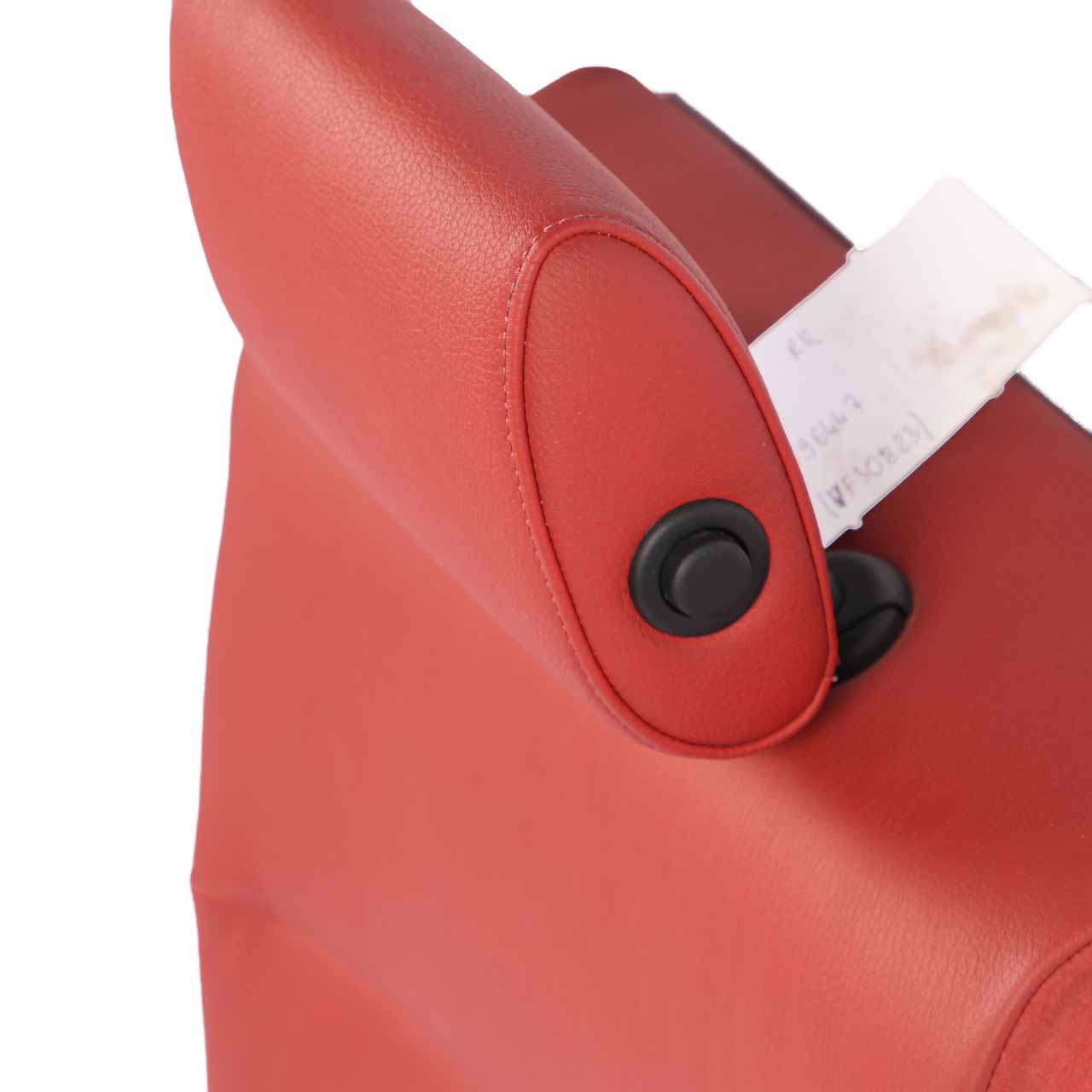 BMW E82 Seat Backrest Rear Right O/S Covering Leather Boston Coral Red