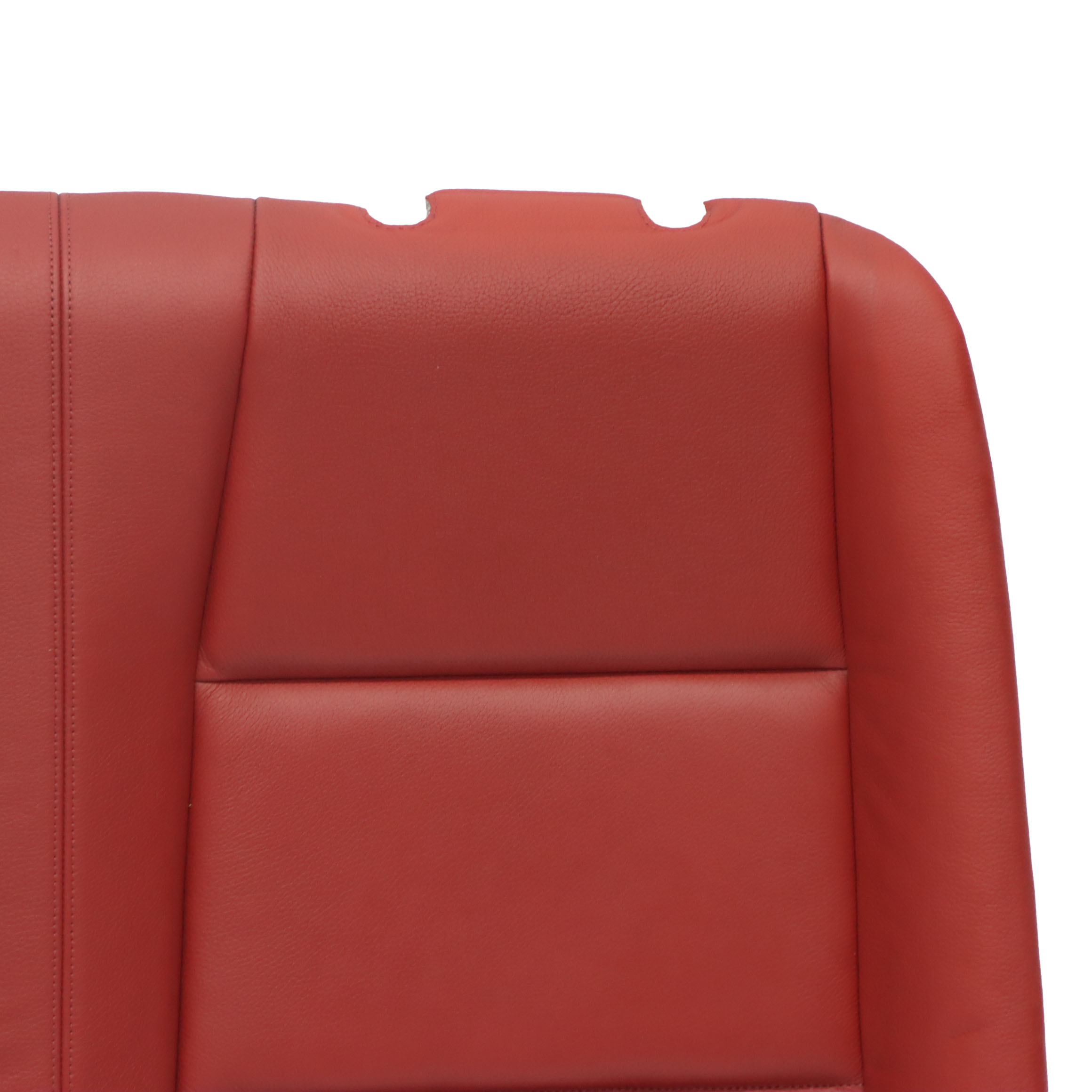 BMW E88 Convertible Rear Seat Bench Backrest Cover Leather Boston Coral Red