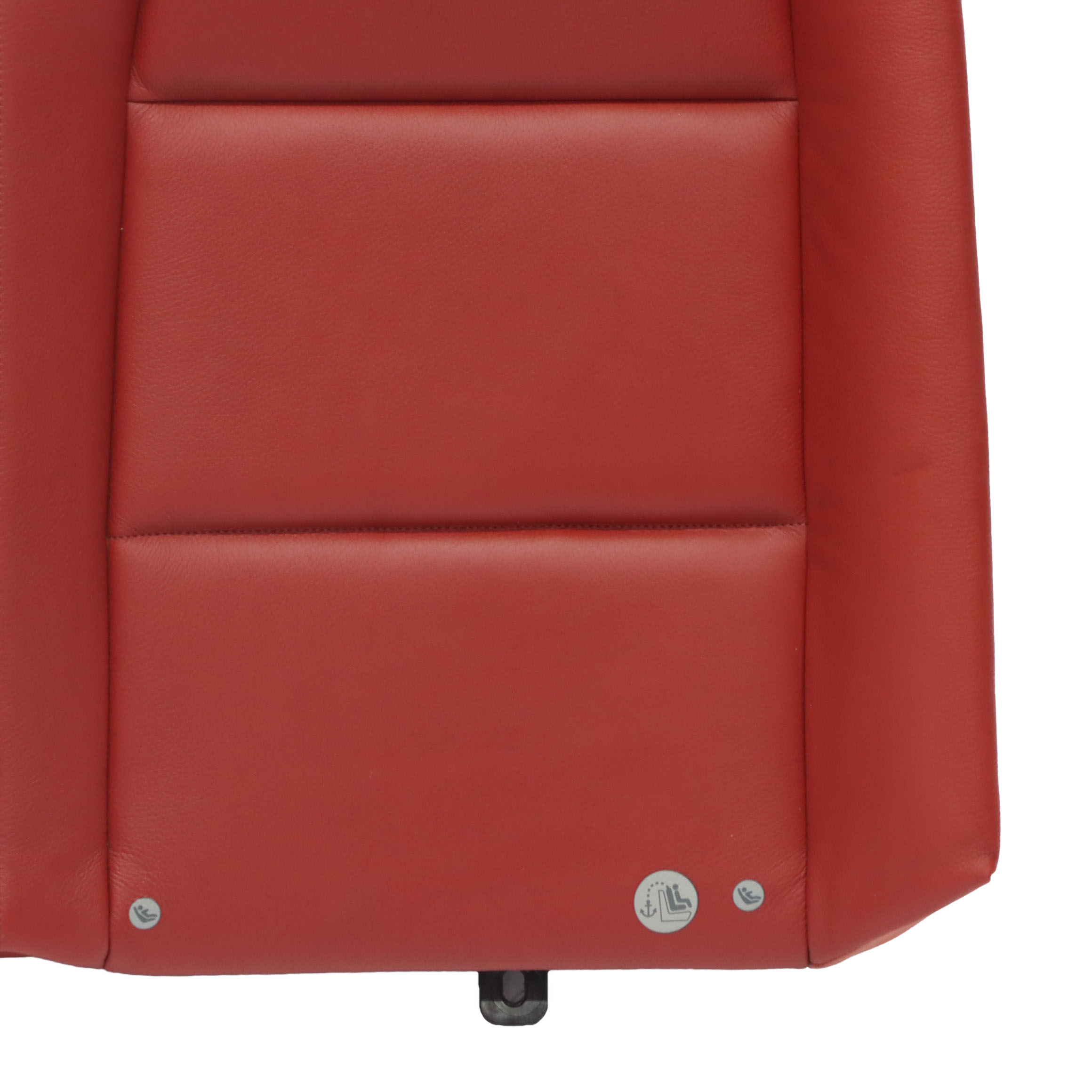 BMW E88 Convertible Rear Seat Bench Backrest Cover Leather Boston Coral Red