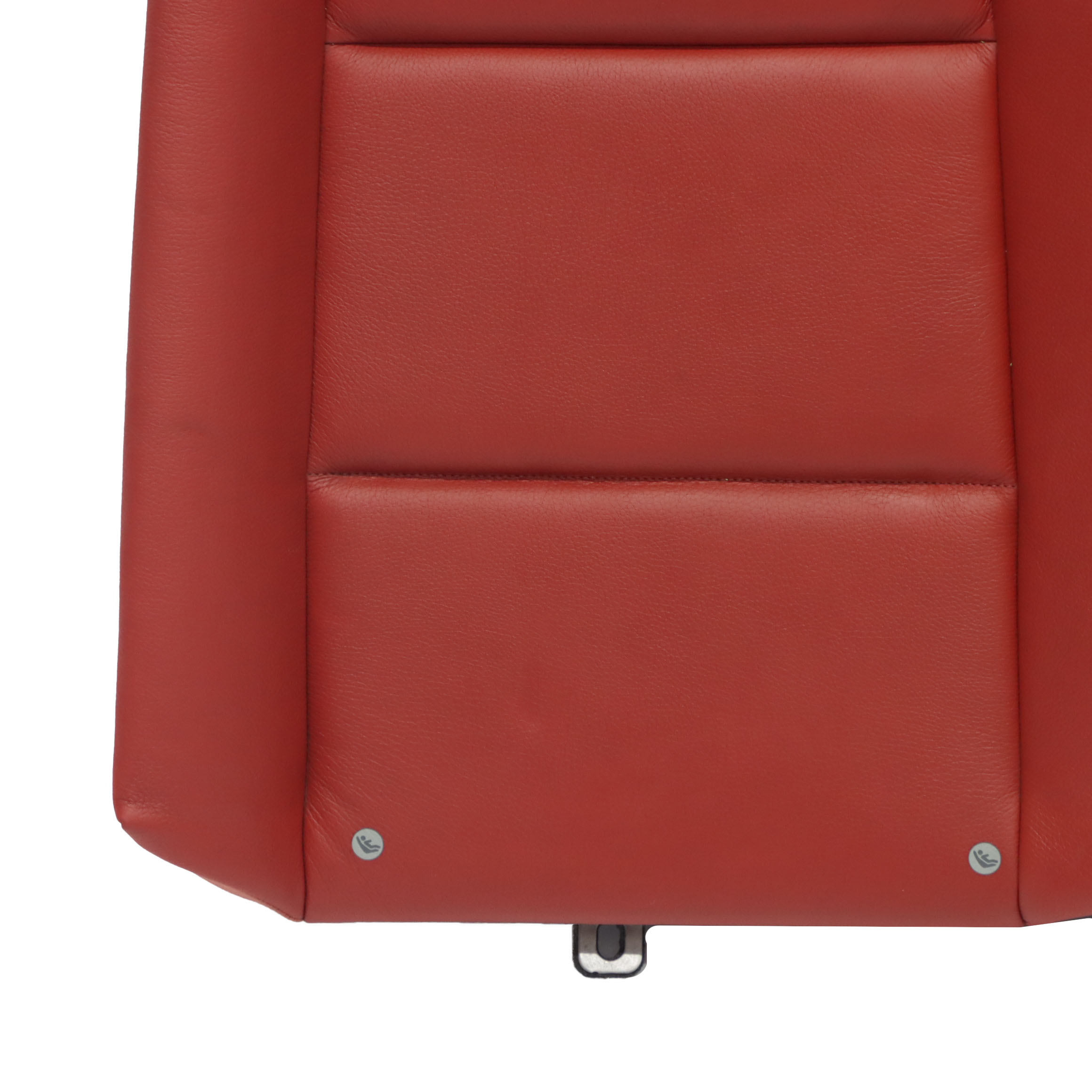 BMW E88 Convertible Rear Seat Bench Backrest Cover Leather Boston Coral Red