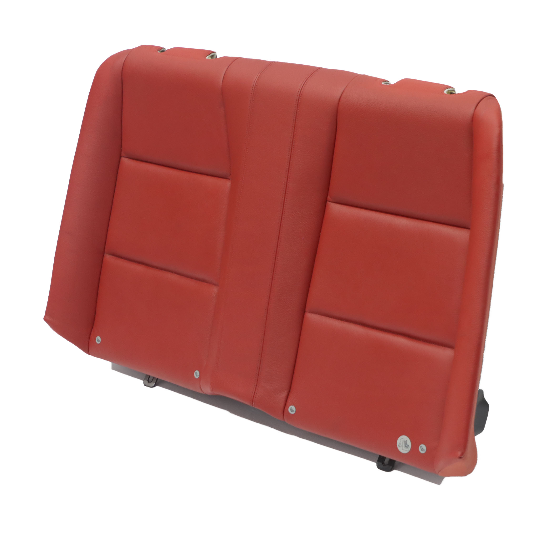 BMW E88 Convertible Rear Seat Bench Backrest Cover Leather Boston Coral Red