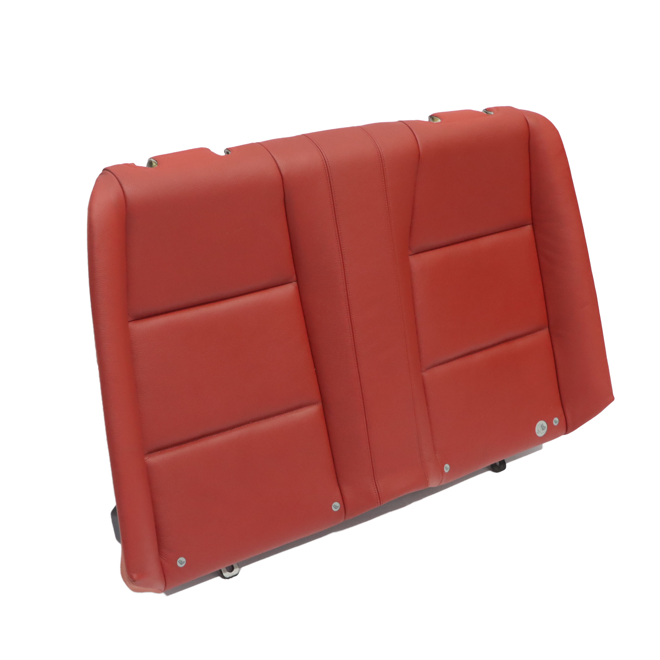 BMW E88 Convertible Rear Seat Bench Backrest Cover Leather Boston Coral Red