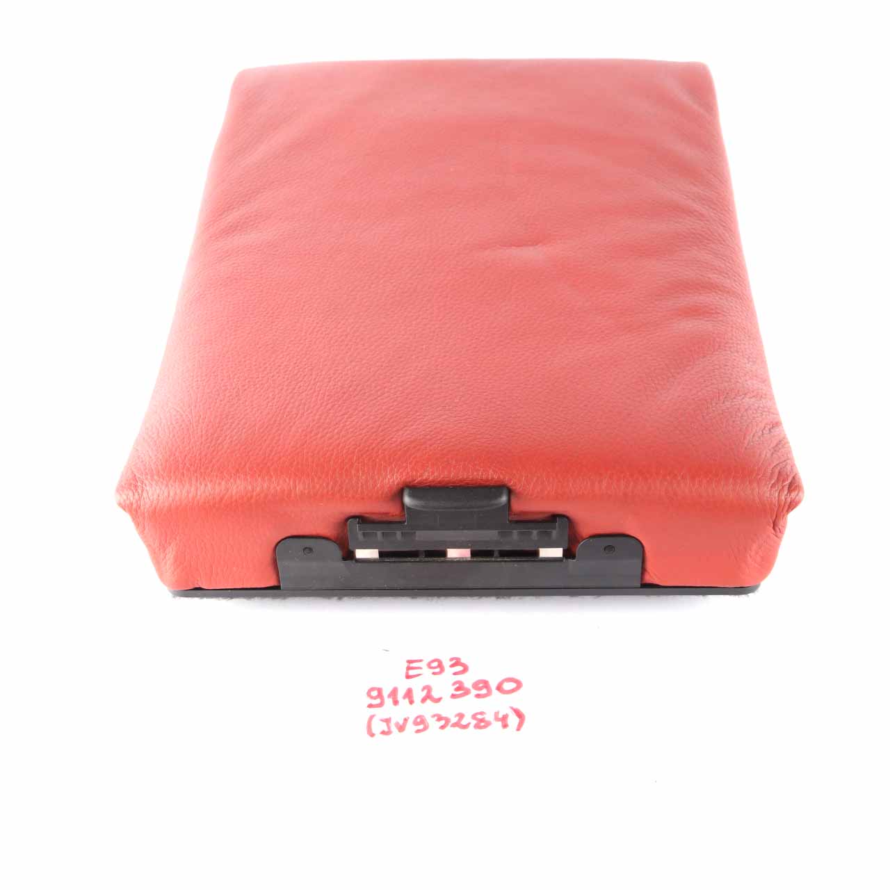 BMW E93 Rear Seat Bench Leather Insert Cover Centre Console Red Leather