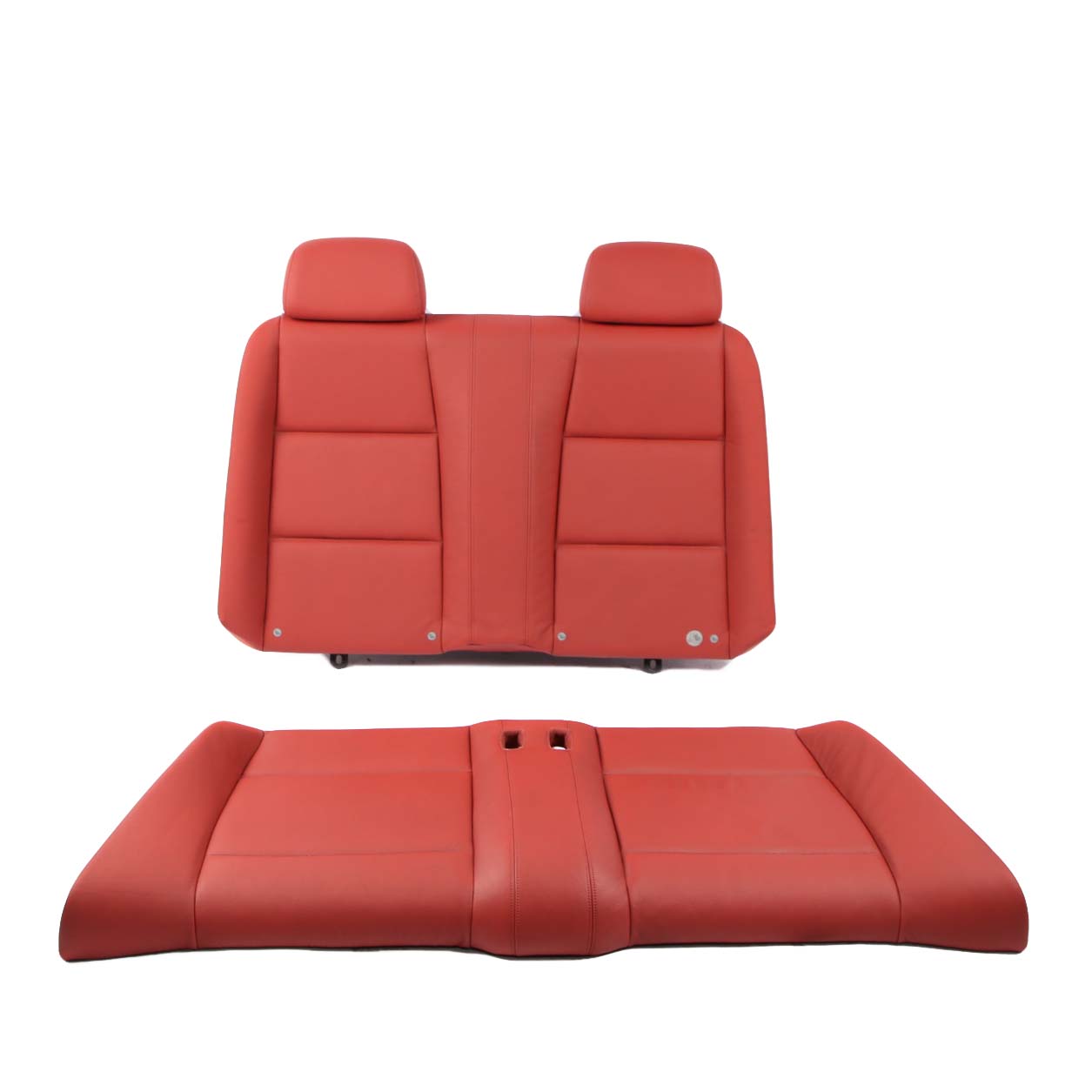 Seats BMW E88 Convertible Heated M Sport Red Leather Front Rear Seat Door Cards