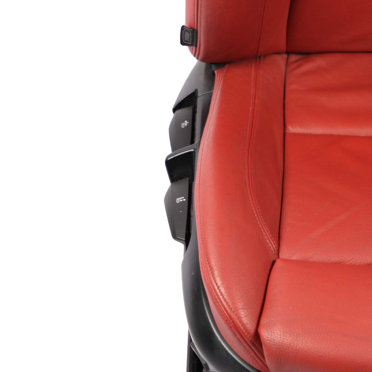 Seats BMW E88 Convertible Heated M Sport Red Leather Front Rear Seat Door Cards