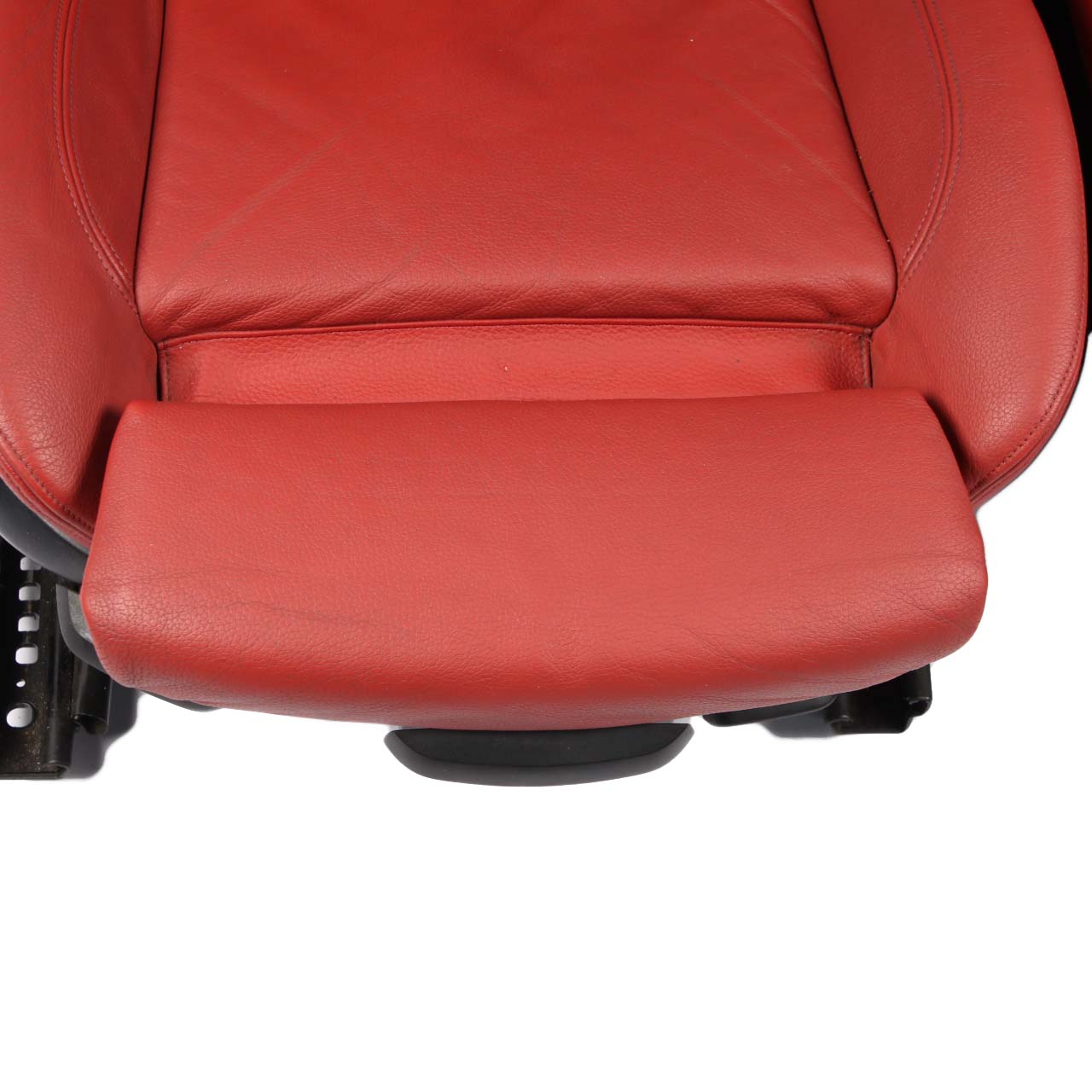 Seats BMW E88 Convertible Heated M Sport Red Leather Front Rear Seat Door Cards