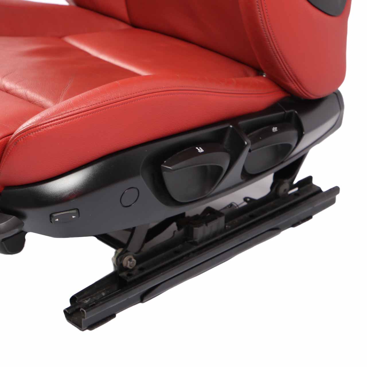 Front Seat BMW E82 Left N/S Heated M Sport Red Leather Boston Korall Red