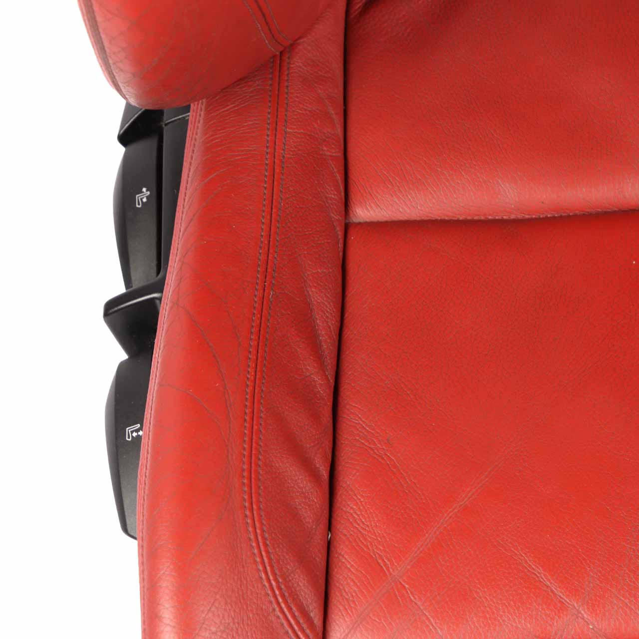 Front Seat BMW E82 Right O/S Heated M Sport Red Leather Boston Korall Red