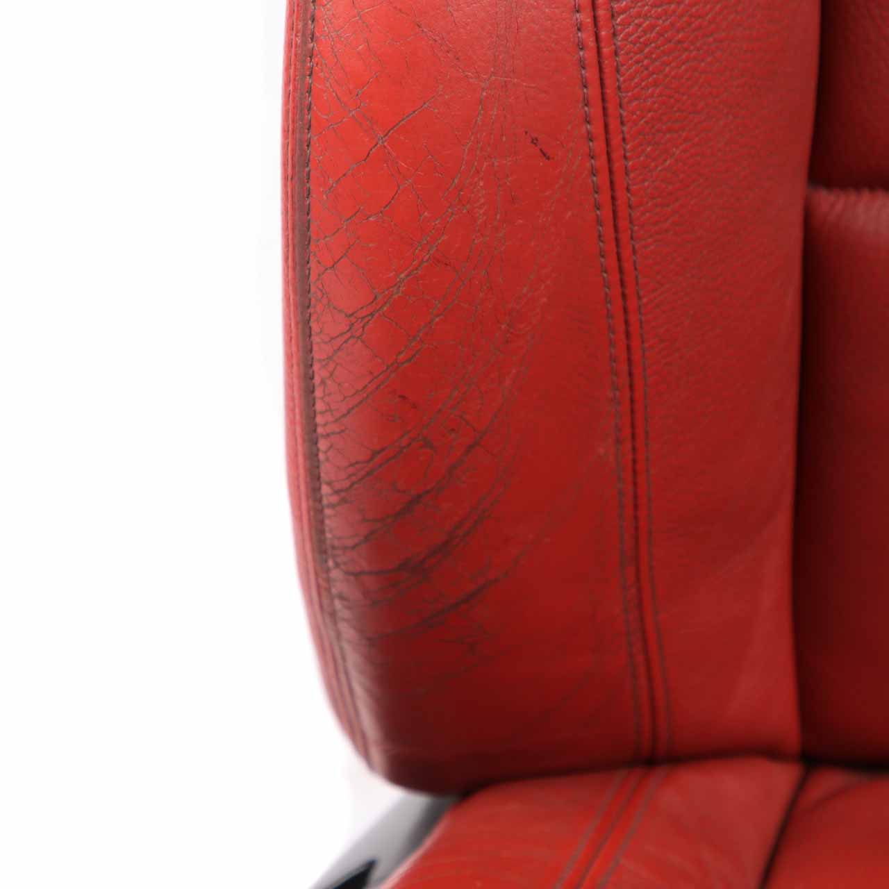 Front Seat BMW E82 Right O/S Heated M Sport Red Leather Boston Korall Red