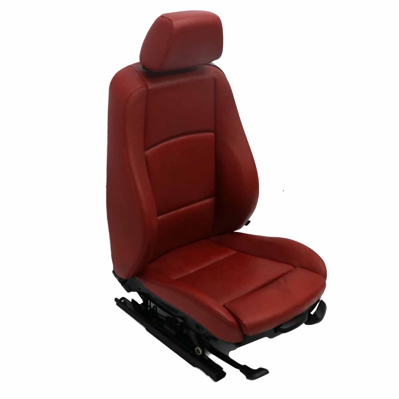 BMW E88 Convertible Heated M Sport Front Left N/S Seat Side Red Boston Leather