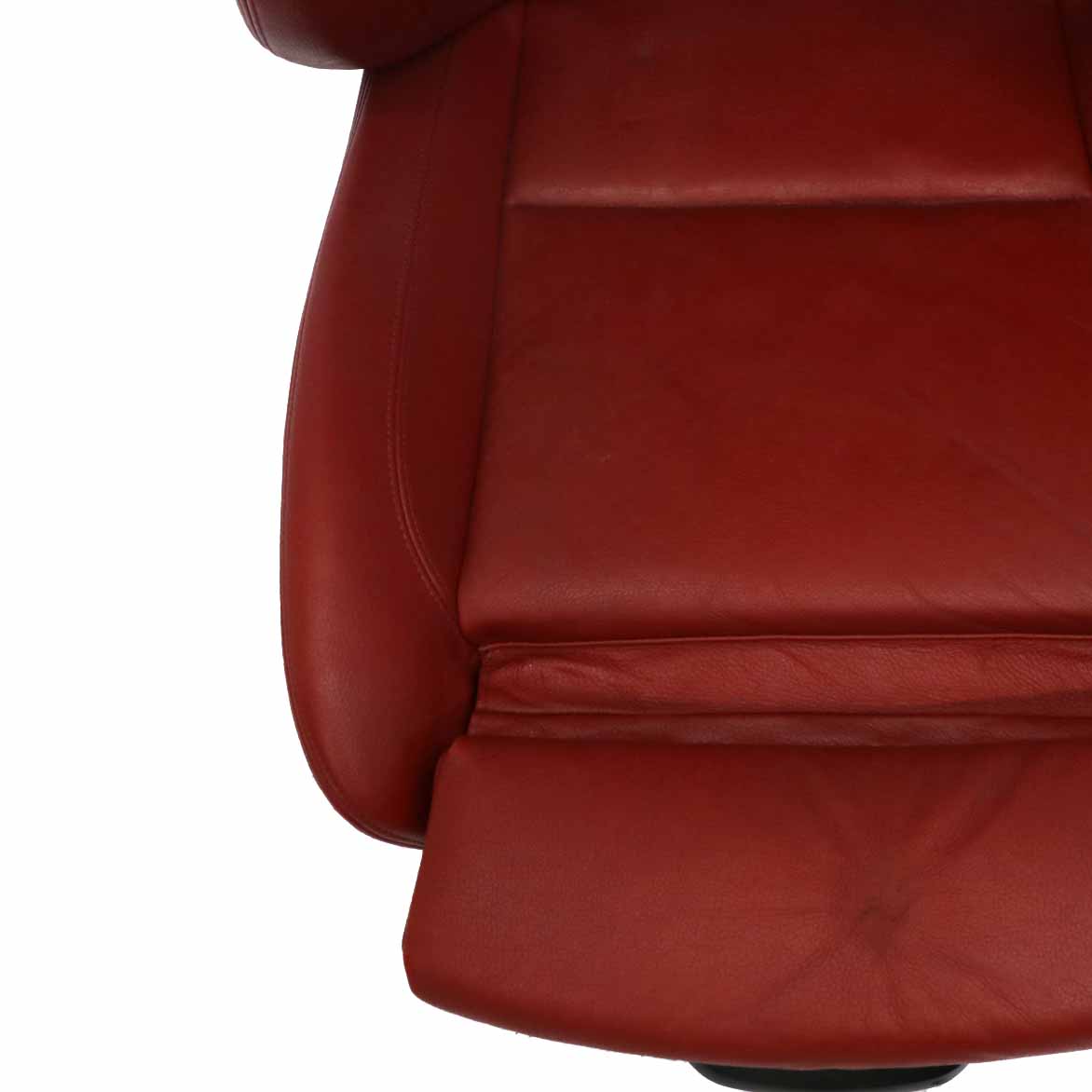 BMW E88 Convertible Heated M Sport Front Left N/S Seat Side Red Boston Leather