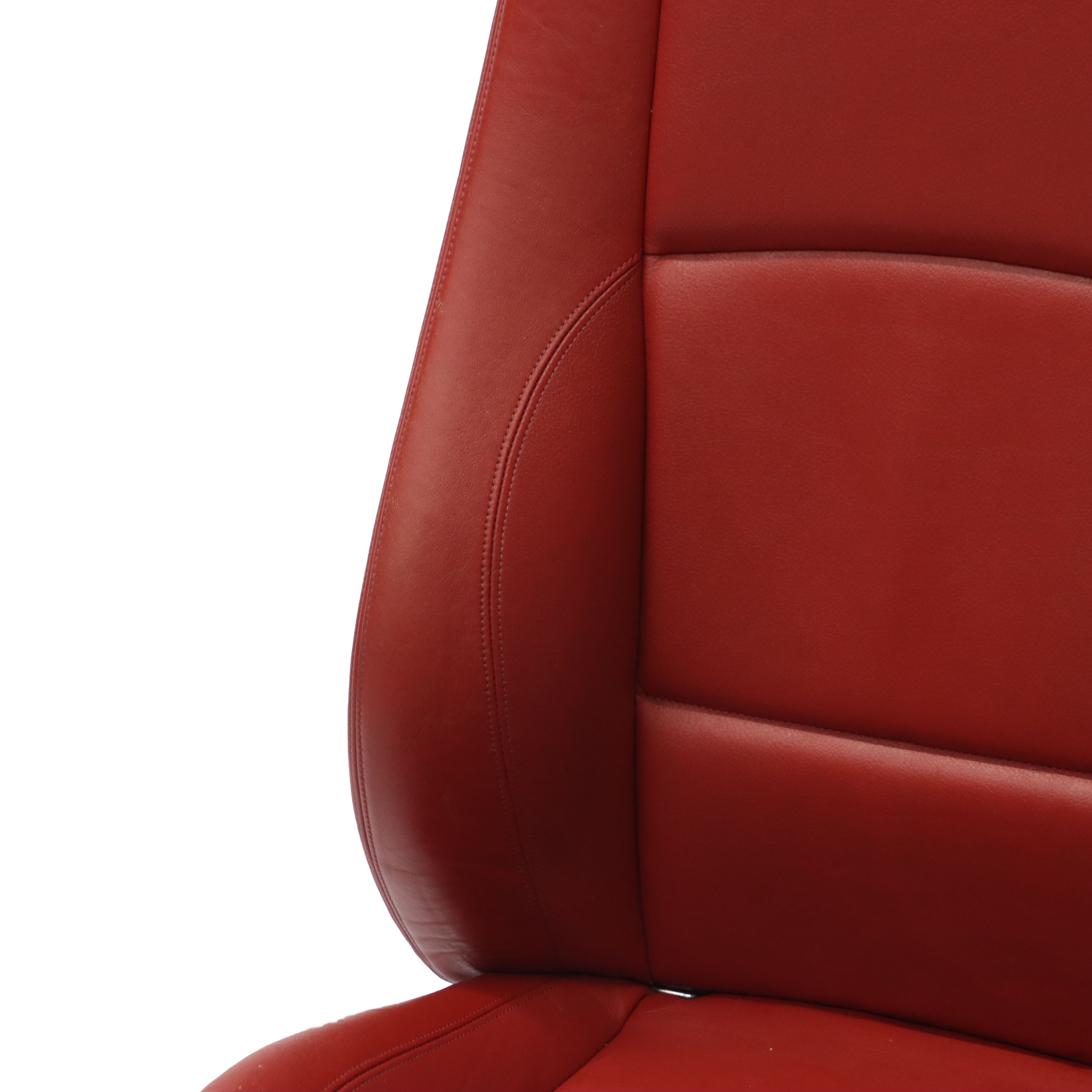 BMW E88 Convertible M Sport Front Left N/S Seat Side Red Boston Leather Heated