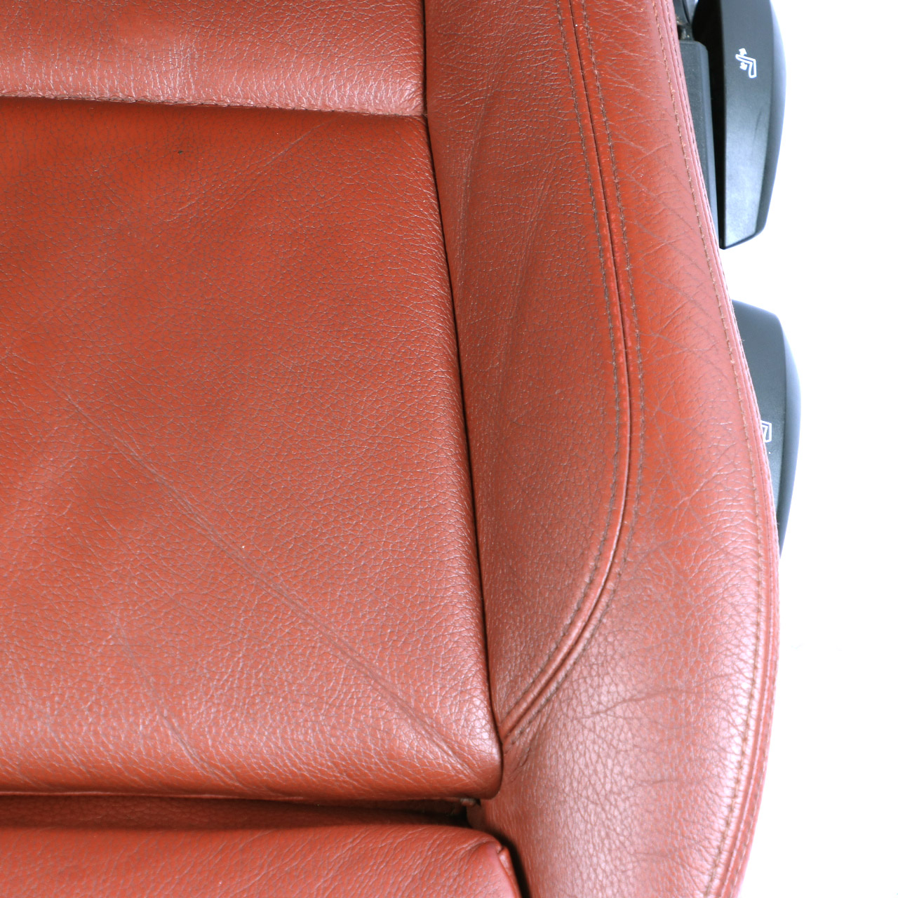 Front Seat BMW E90 E91 LCI M Sport Left N/S Heated Leather Dakota Red Brown