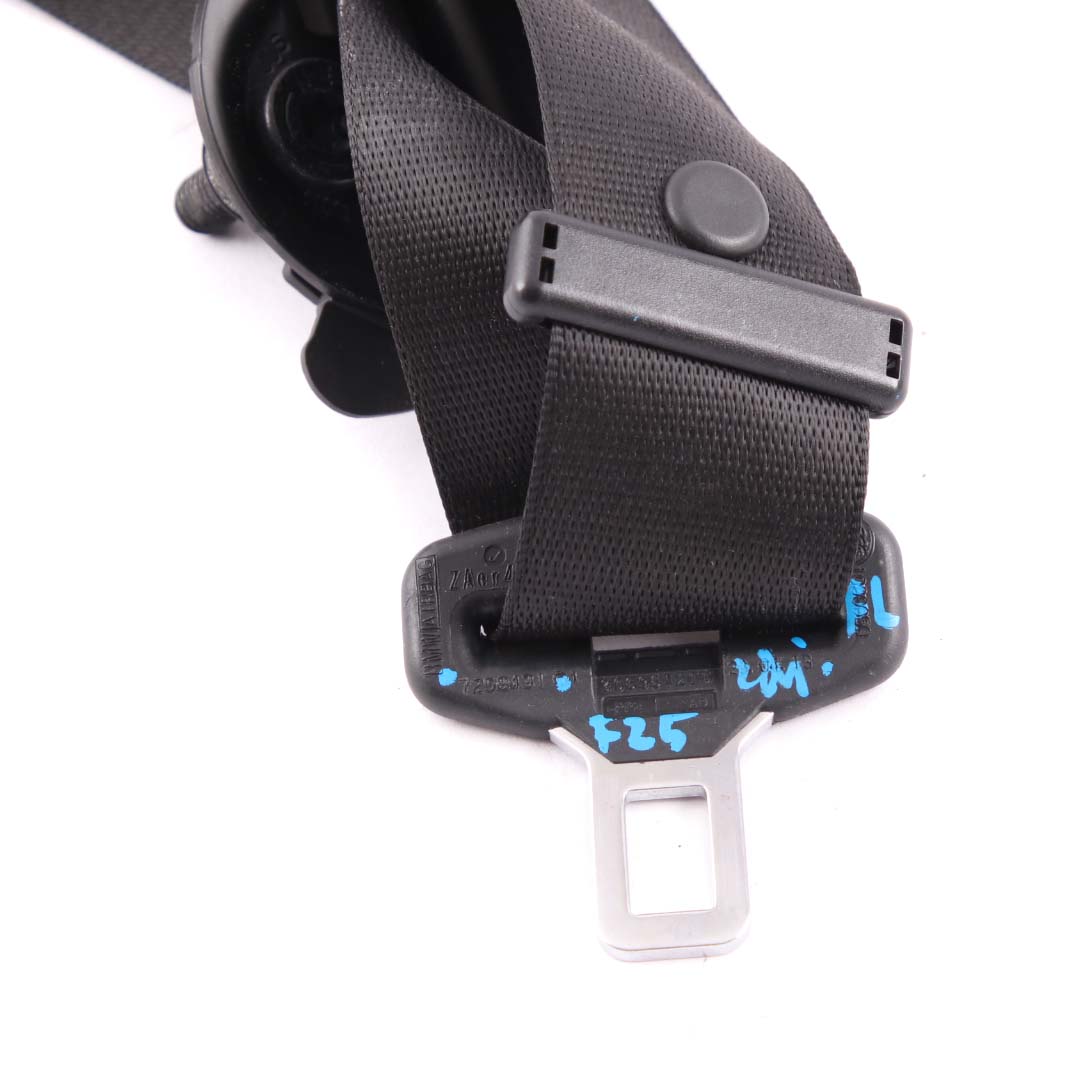 Seat Belt BMW X3 F25 X4 F26 Upper Seatbelt Front Left N/S Black 7258431