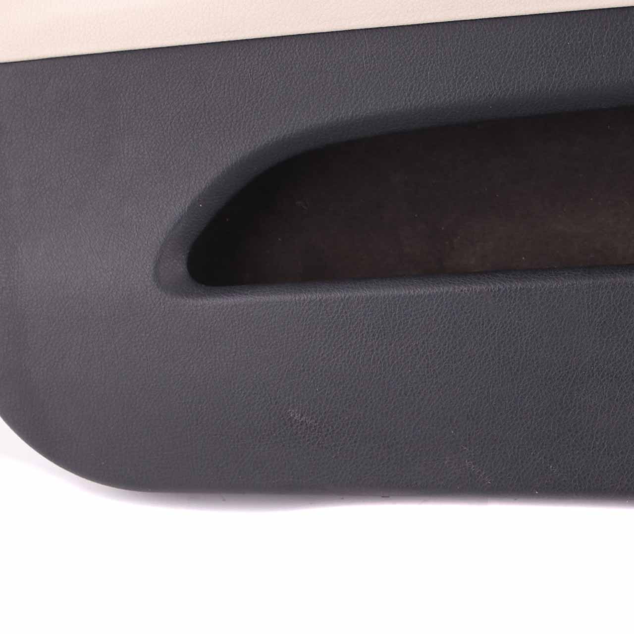 Door Card BMW F07 Front Right O/S Door Lining Trim Leather Dakota Ivory White