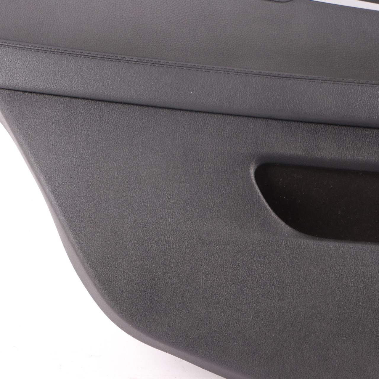 Door Card BMW F07 Rear Left N/S Door Lining Trim Leather Dakota Black