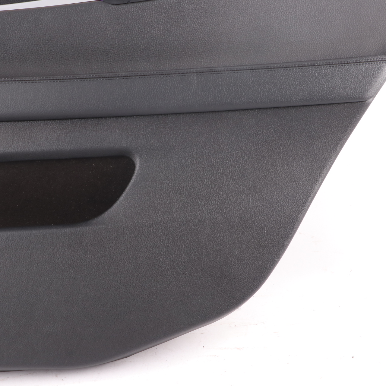 Door Card BMW F07 Rear Right O/S Door Lining Trim Leather Dakota Black