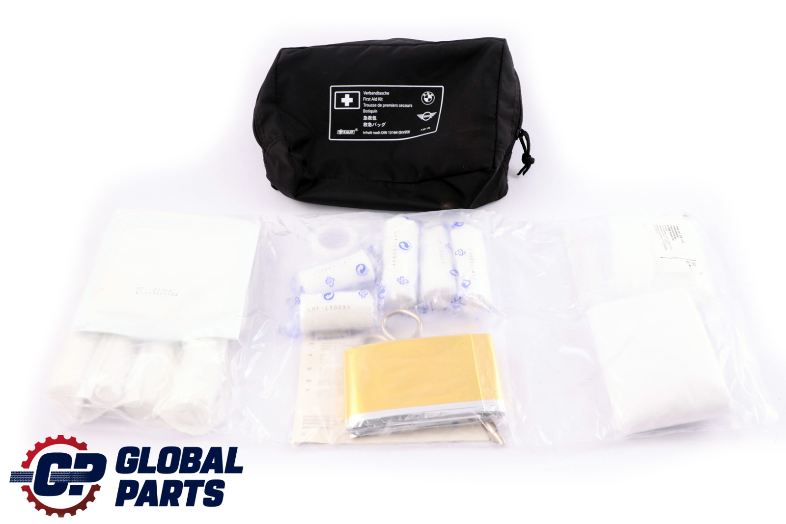 BMW Universal 1 First Aid Emergency Medical Kit Pouch Black 7261178