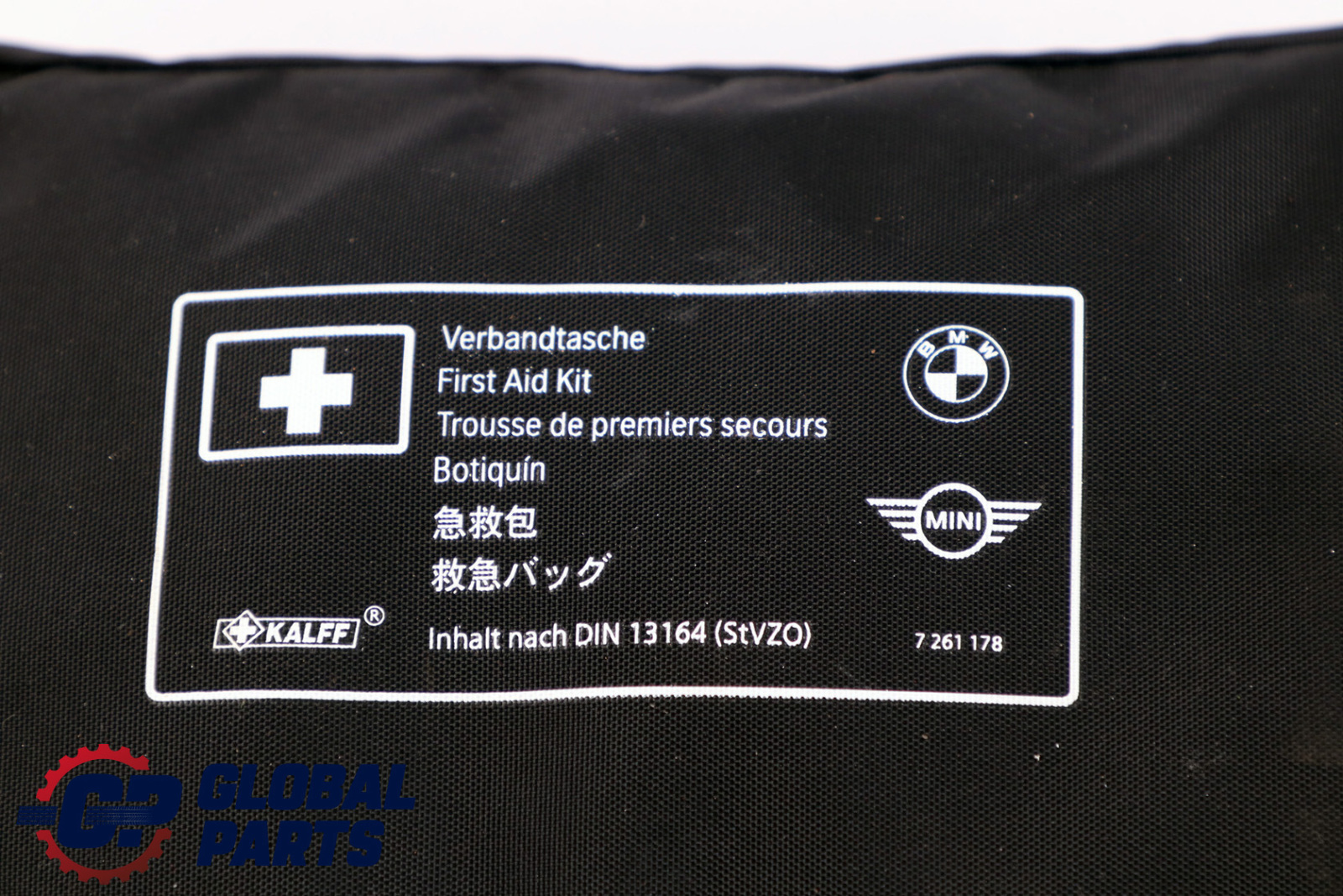 BMW Universal 1 First Aid Emergency Medical Kit Pouch Black 7261178