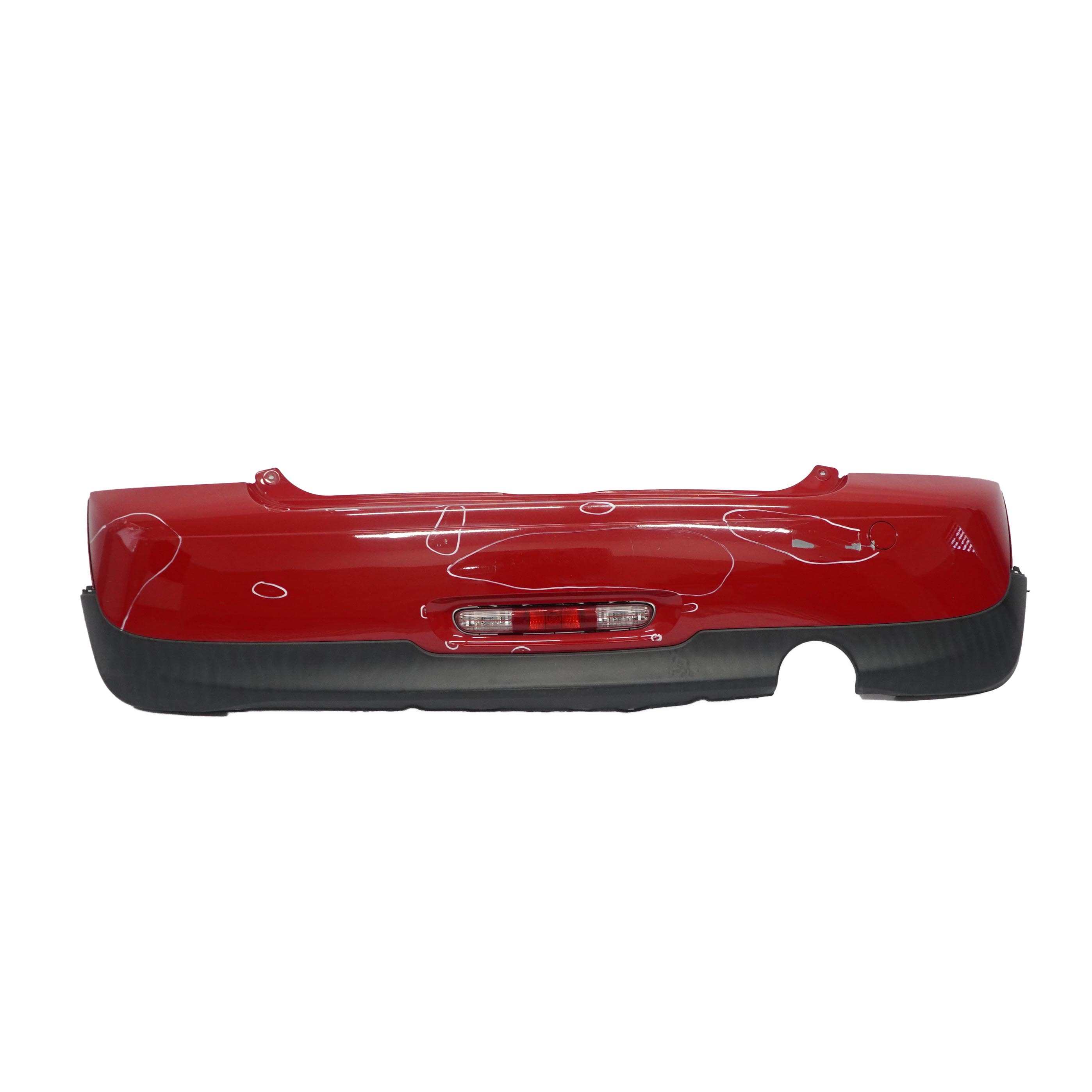 Mini Cooper R56 R57 LCI R58 Rear Bumper Trim Panel Chili Red - 851